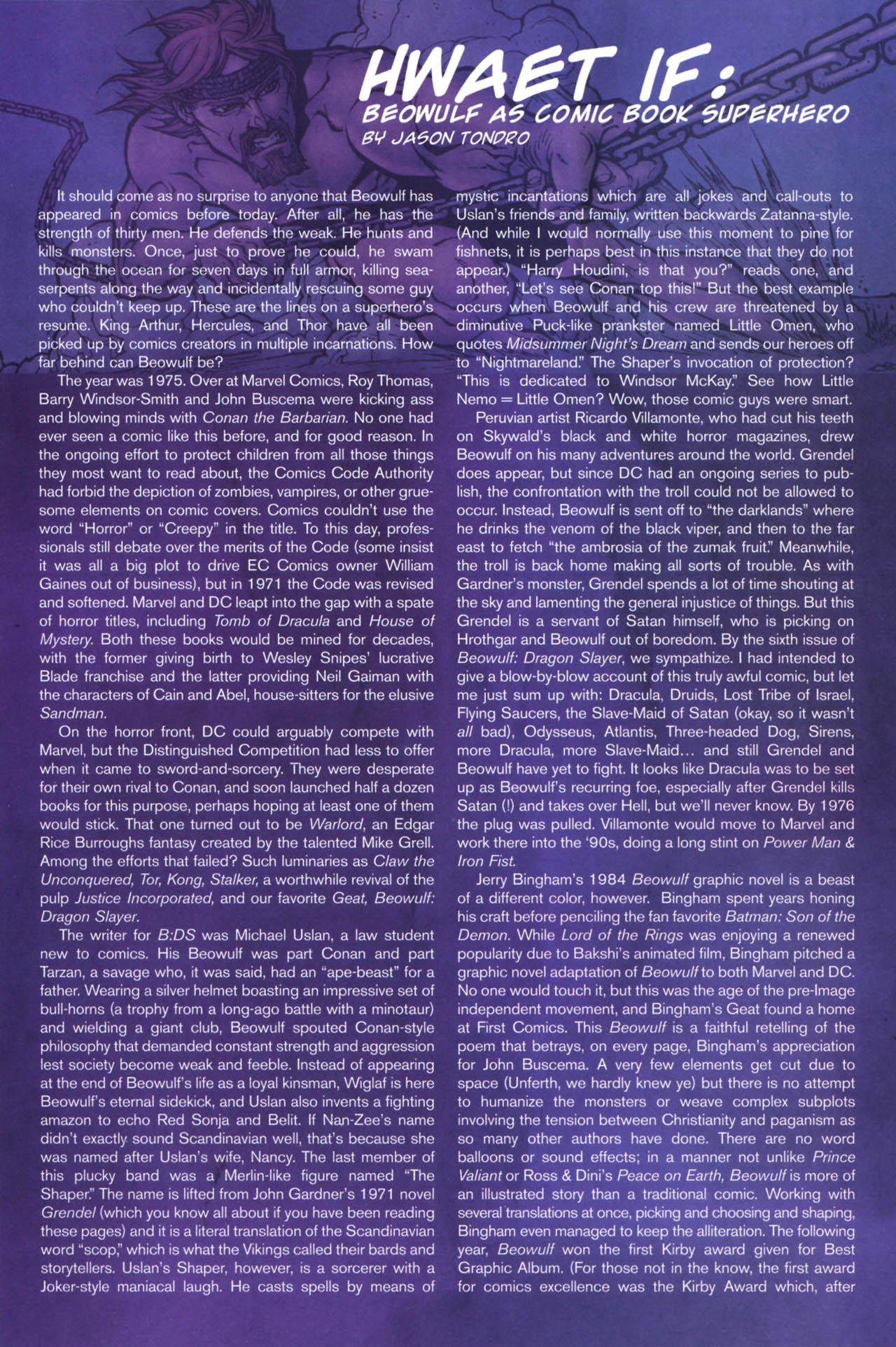 Read online Beowulf (2007) comic -  Issue #4 - 25