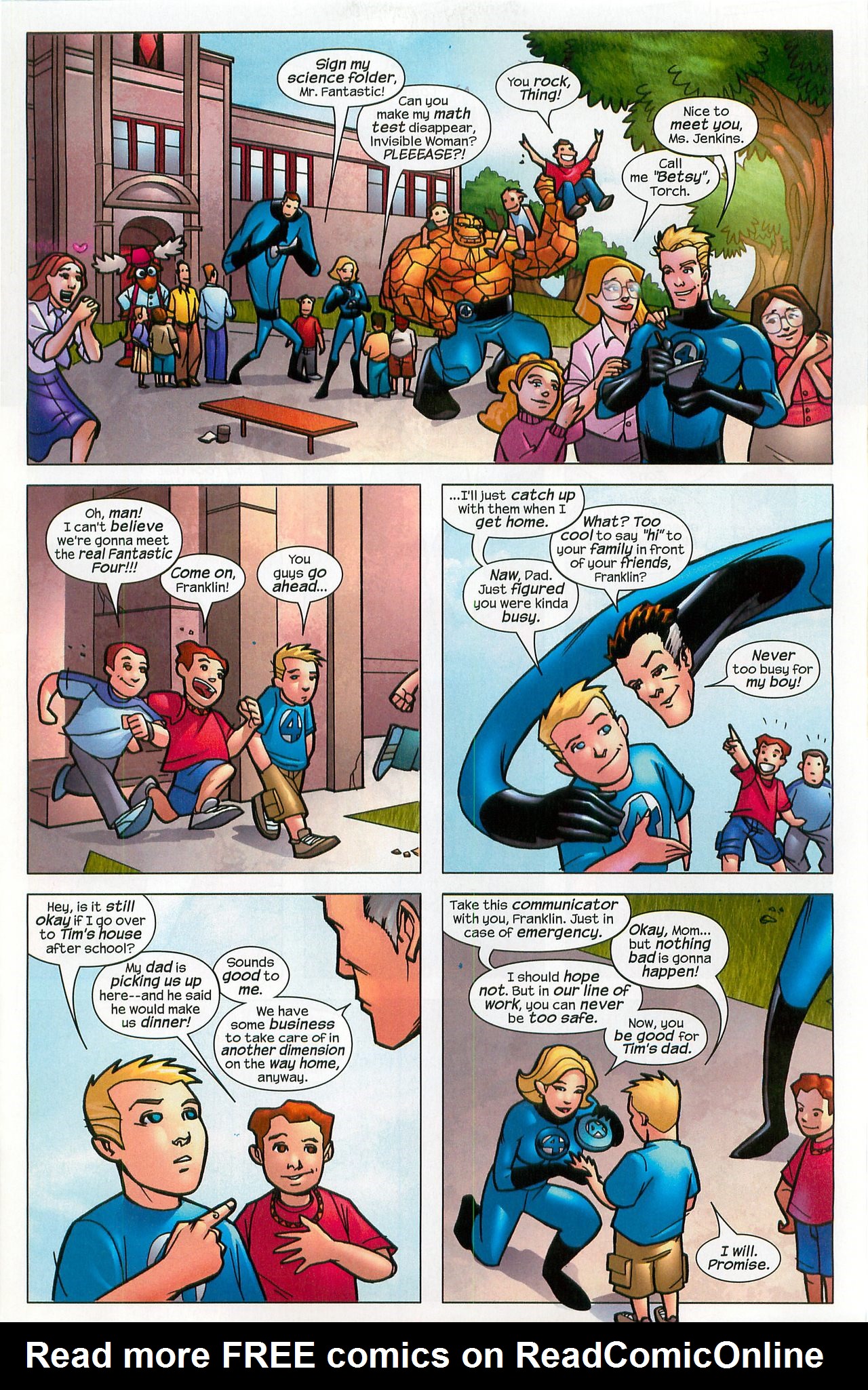 Read online Spider-Man and the Fantastic Four in Hard Choices comic -  Issue # Full - 5