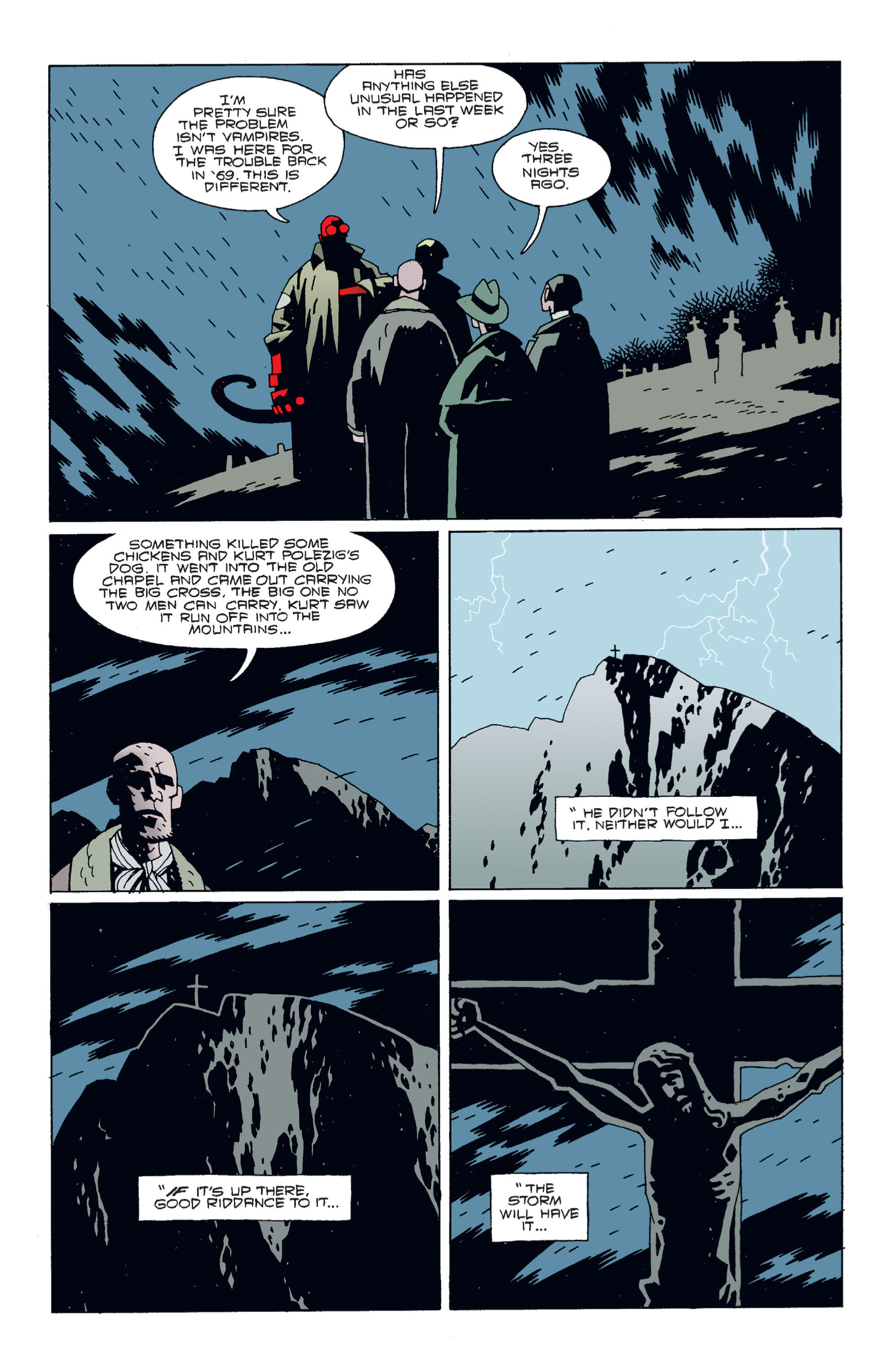 Read online Hellboy comic -  Issue #3 - 131