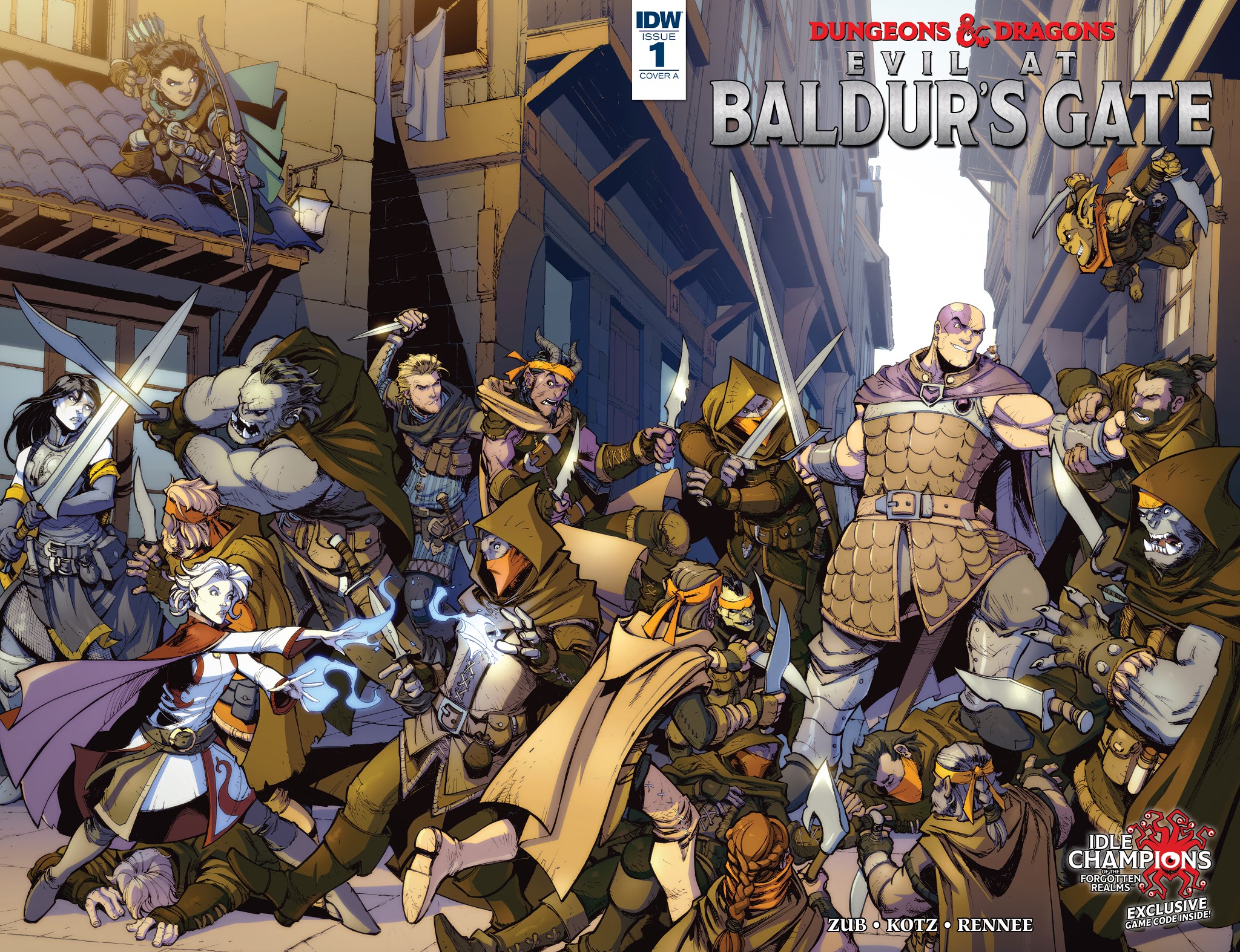 Read online Dungeons & Dragons: Evil At Baldur's Gate comic -  Issue #1 - 1