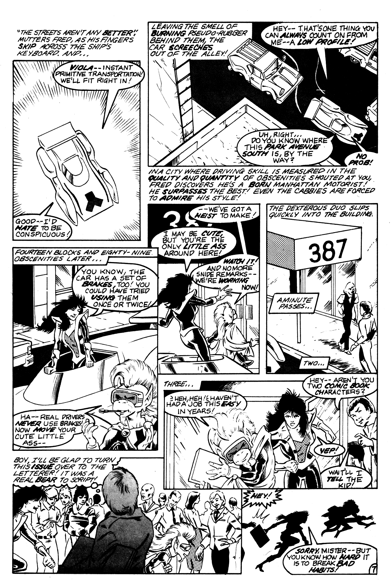 Read online Aristocratic Xtraterrestrial Time-Traveling Thieves comic -  Issue #1 - 9