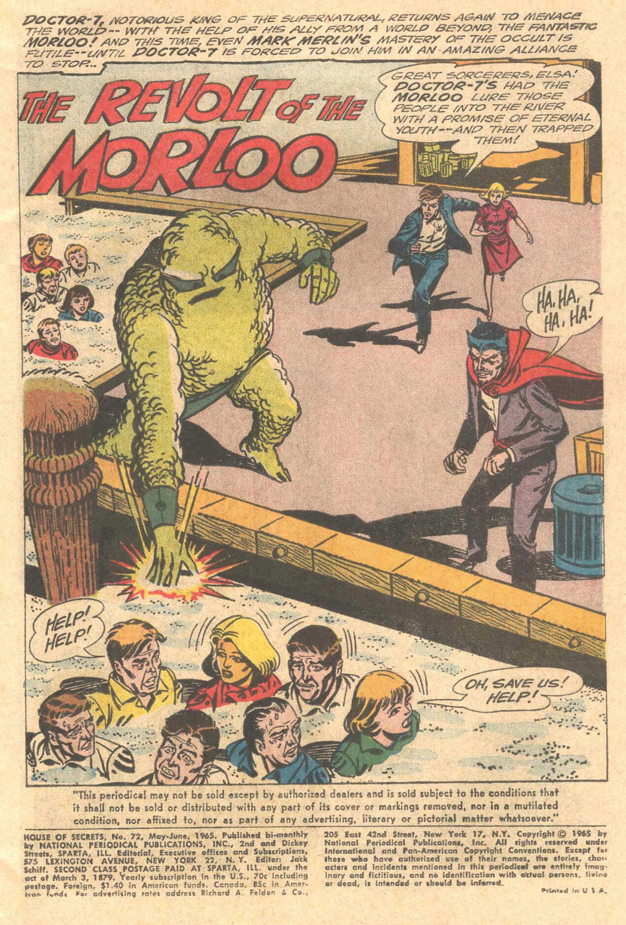 Read online House of Secrets (1956) comic -  Issue #72 - 3