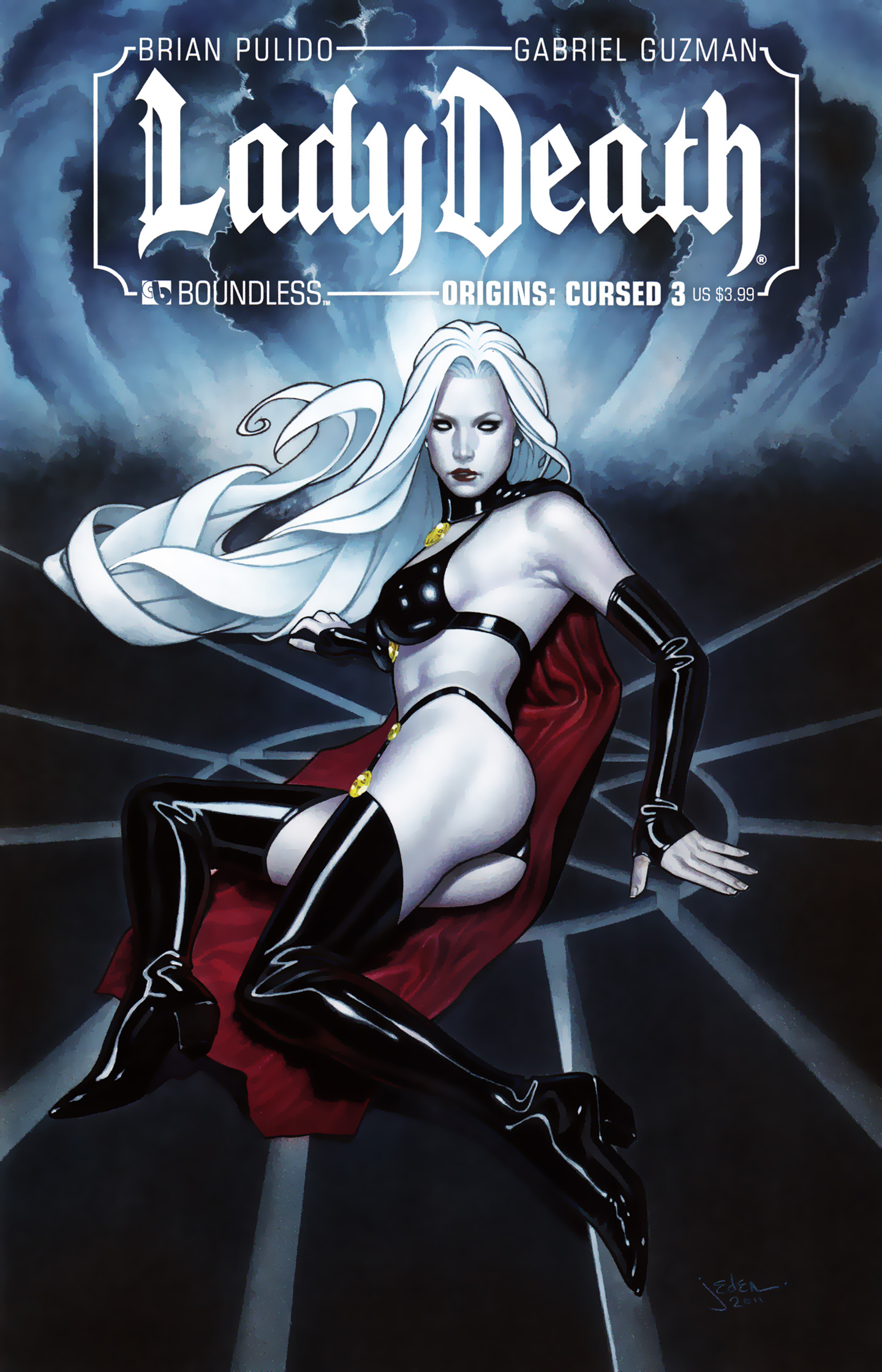 Read online Lady Death: Origins - Cursed comic -  Issue #3 - 1