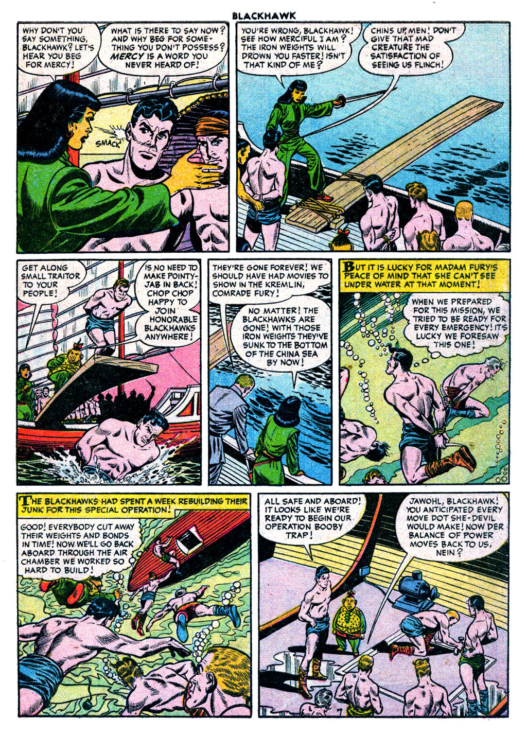 Read online Blackhawk (1957) comic -  Issue #95 - 9