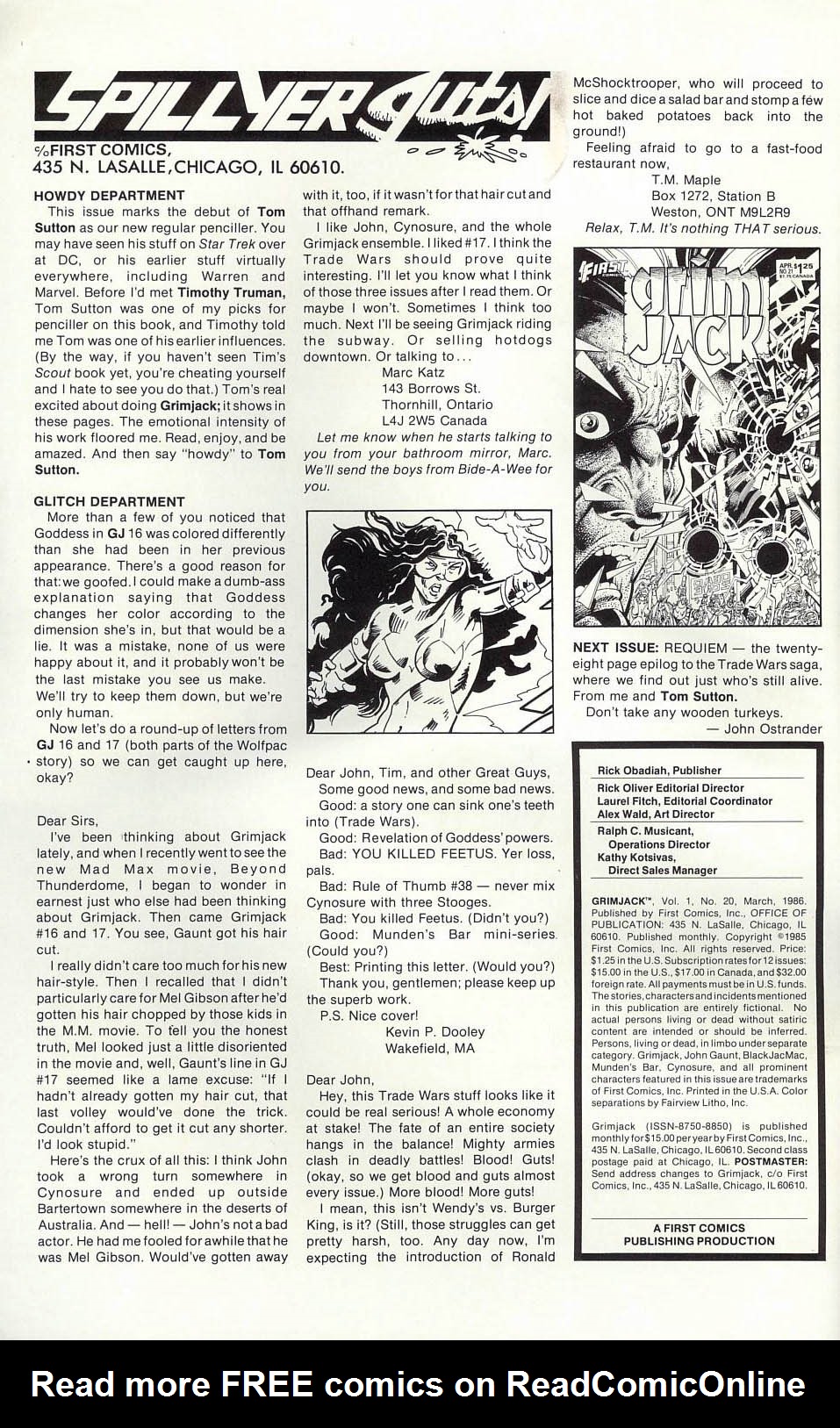 Read online Grimjack comic -  Issue #20 - 30