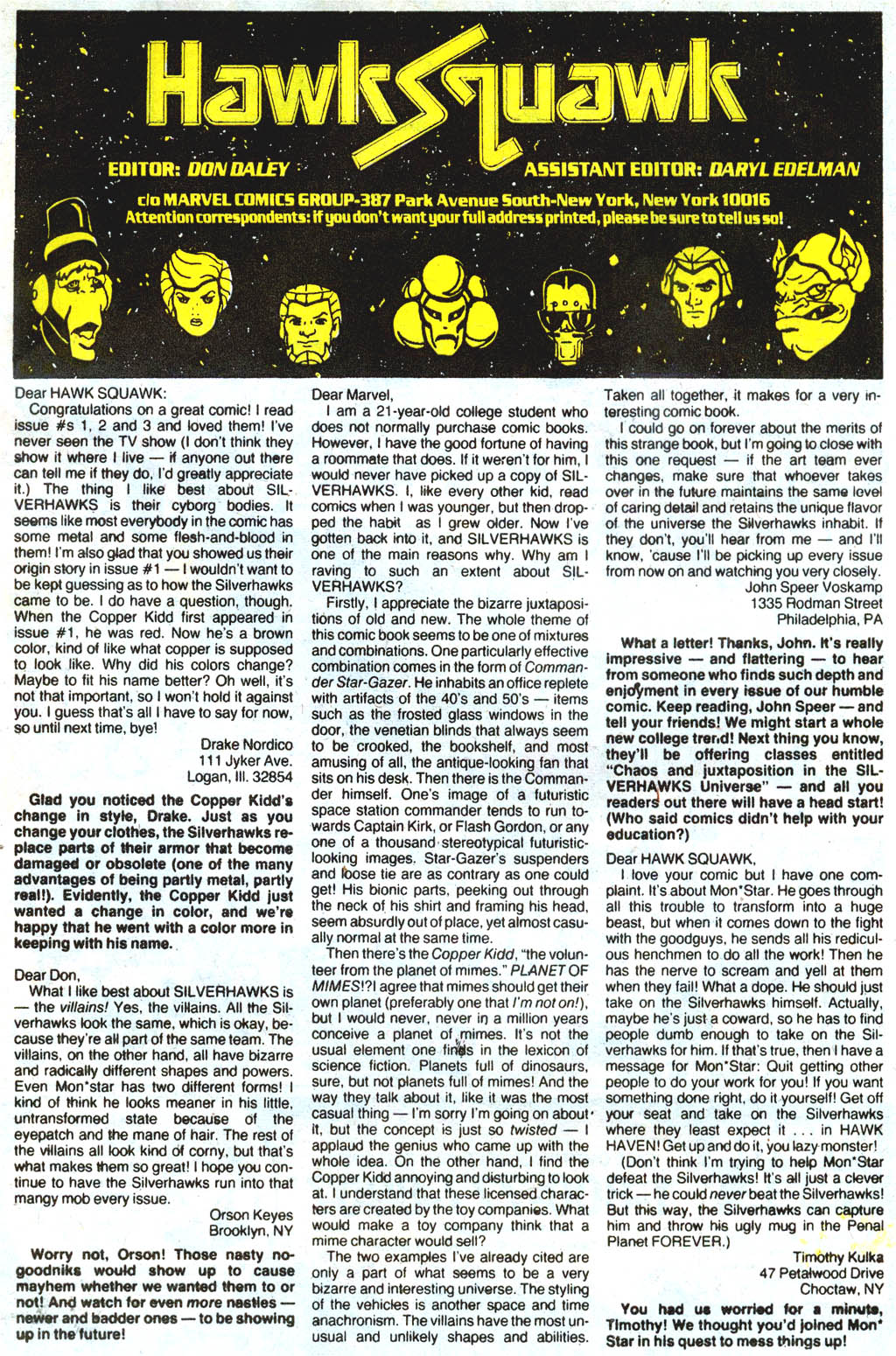 Read online SilverHawks comic -  Issue #5 - 24