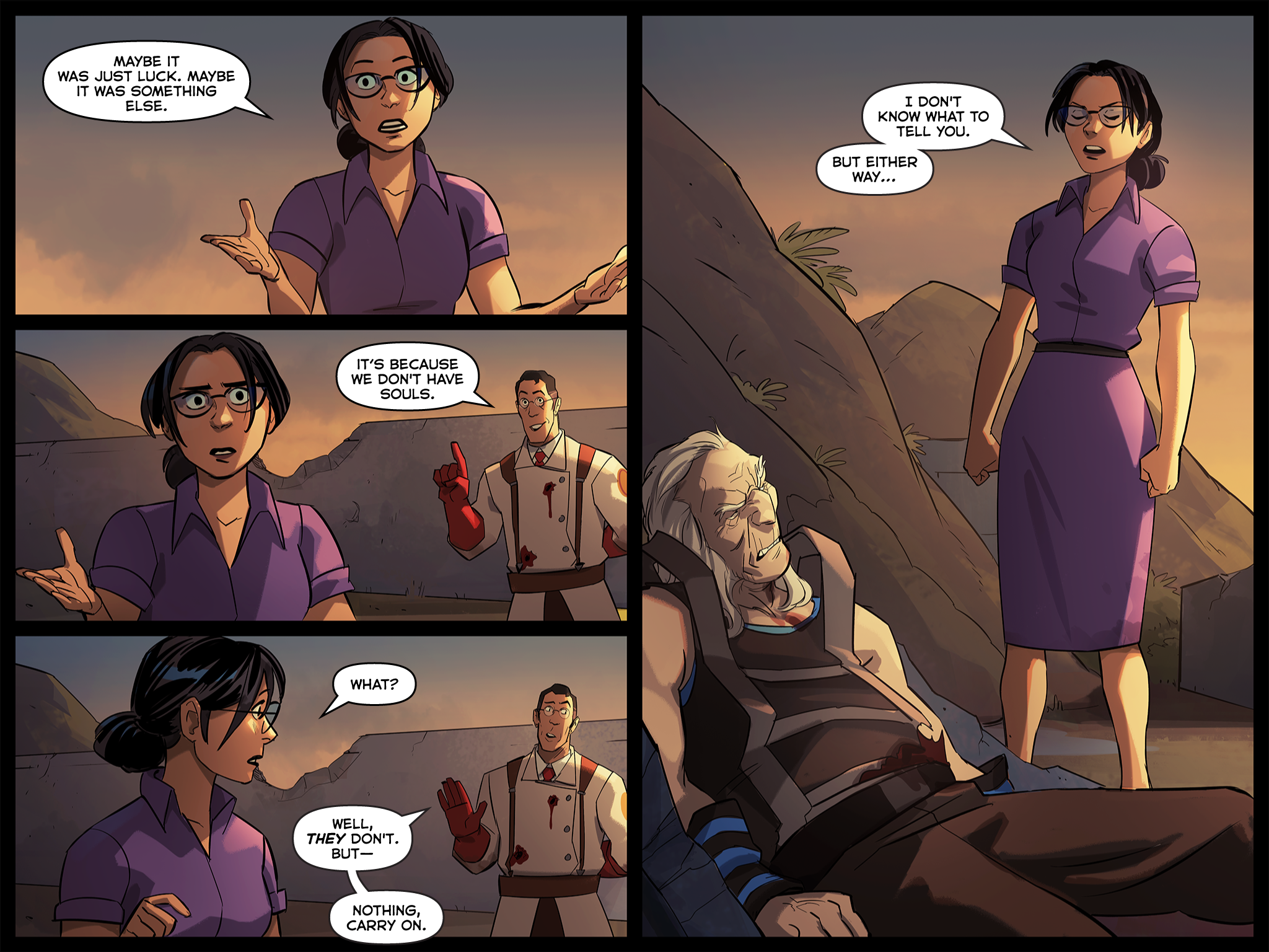 Read online Team Fortress 2 comic -  Issue #6 - 255