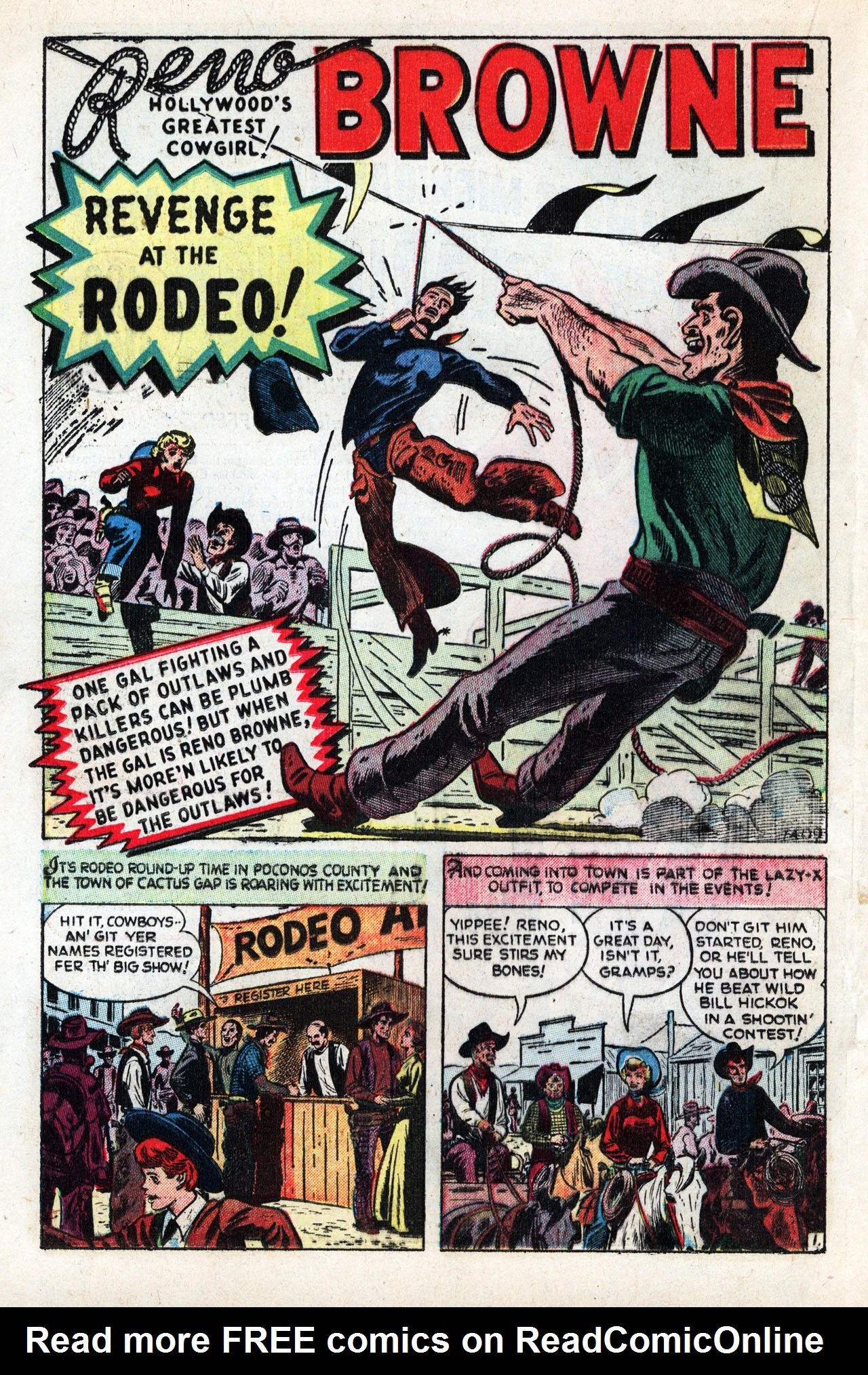 Read online Reno Browne, Hollywood's Greatest Cowgirl comic -  Issue #51 - 28