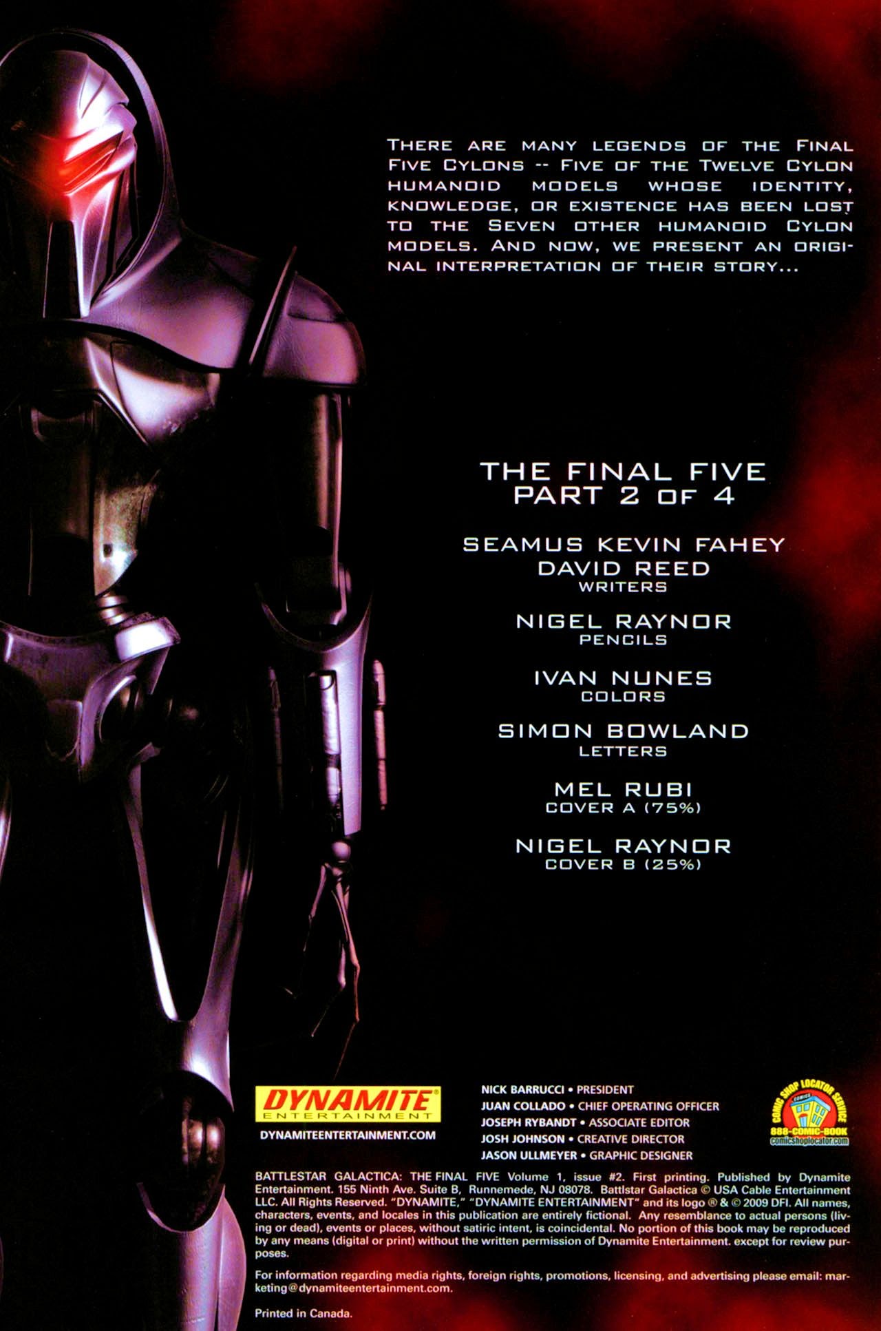Read online Battlestar Galactica: The Final Five comic -  Issue #2 - 2