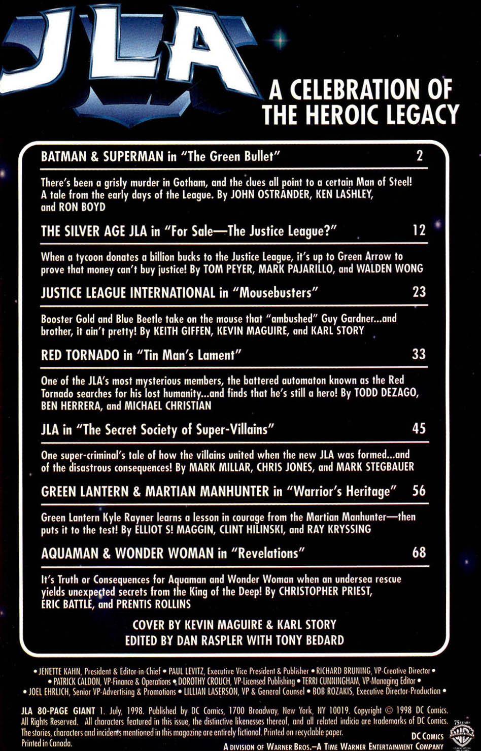 Read online JLA 80-Page Giant comic -  Issue #1 - 2