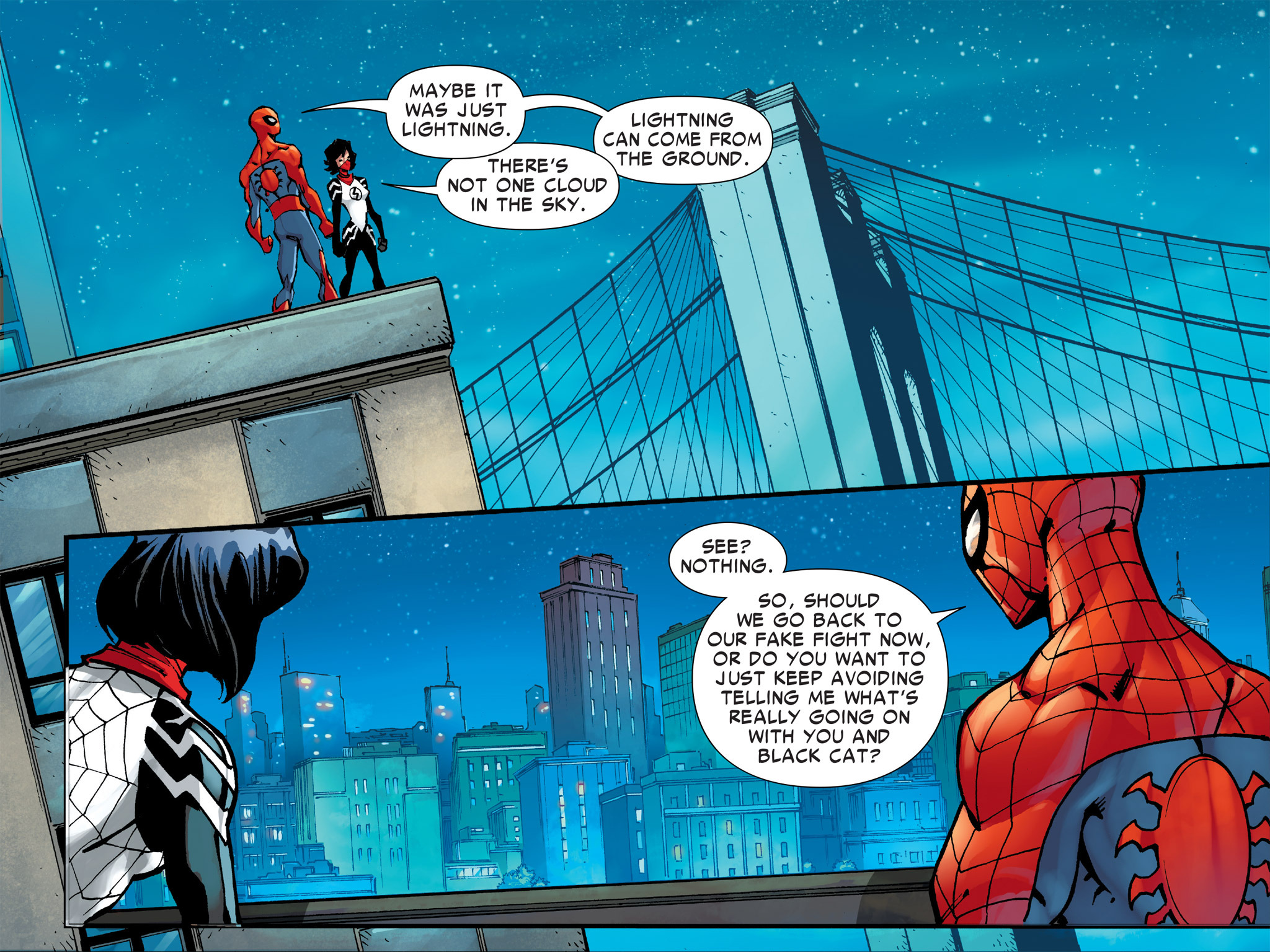 Read online The Amazing Spider-Man & Silk: The Spider(fly) Effect (Infinite Comics) comic -  Issue #1 - 17