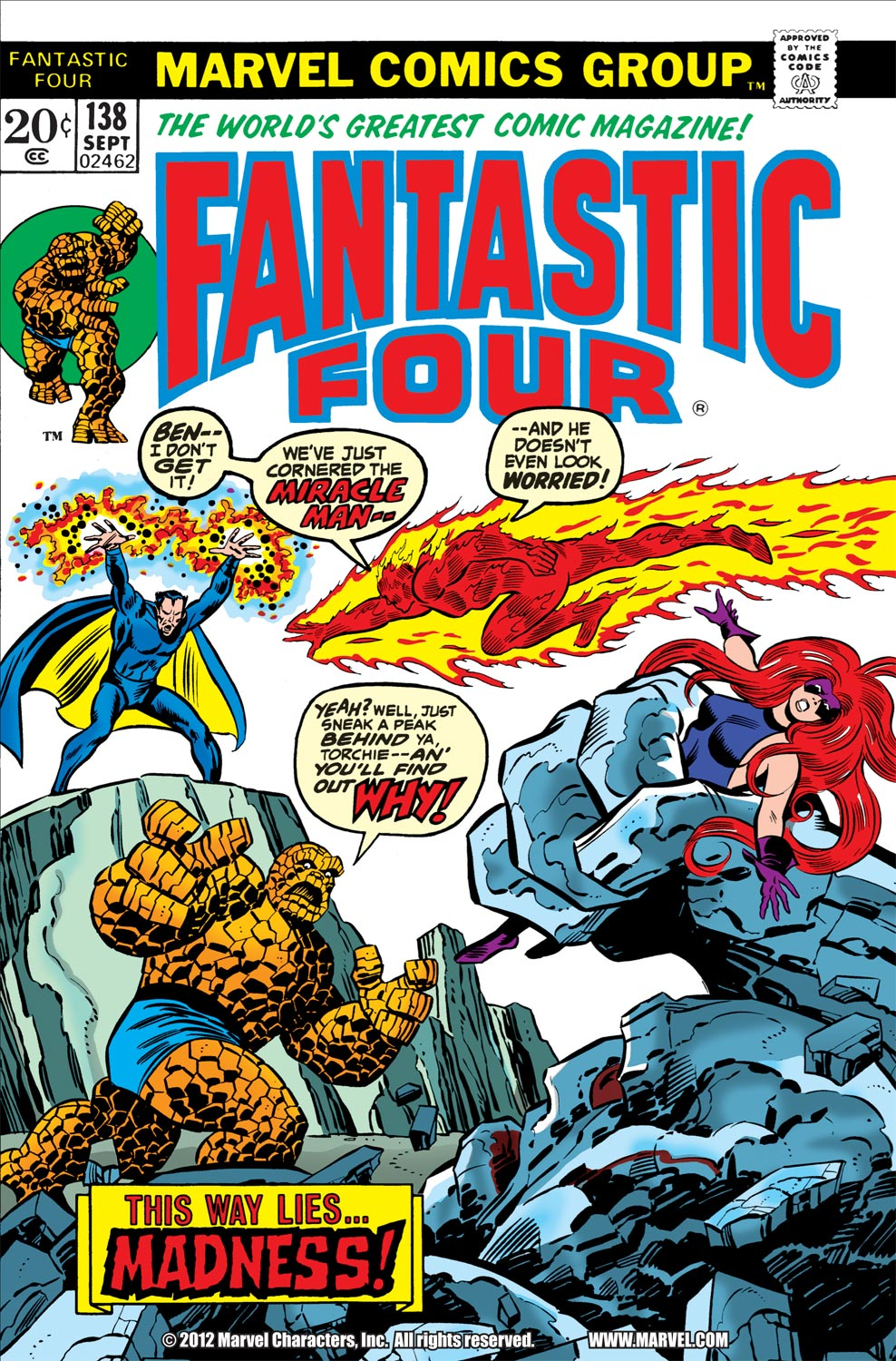 Read online Fantastic Four (1961) comic -  Issue #138 - 1