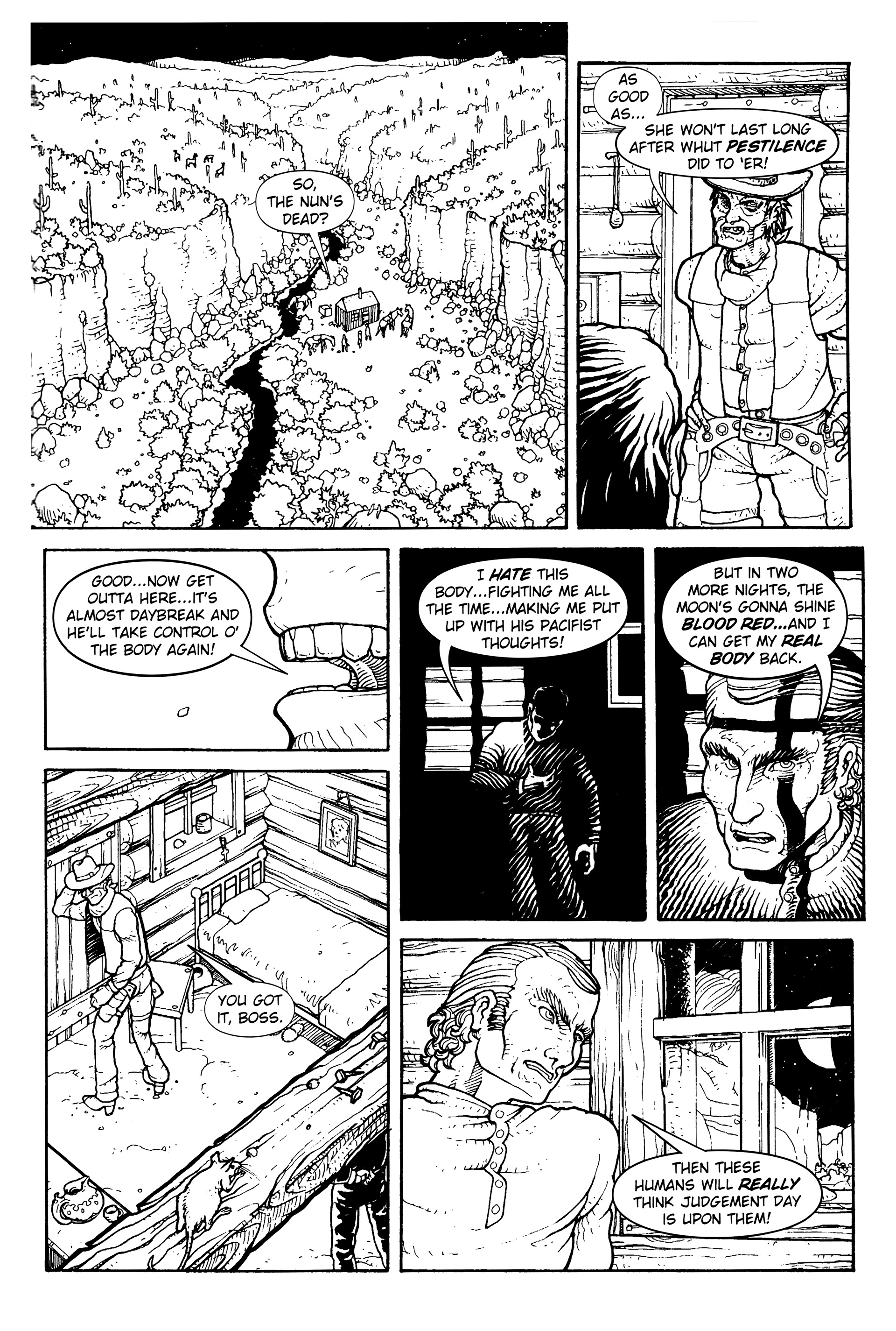 Read online Warrior Nun: Black & White comic -  Issue #12 - 20