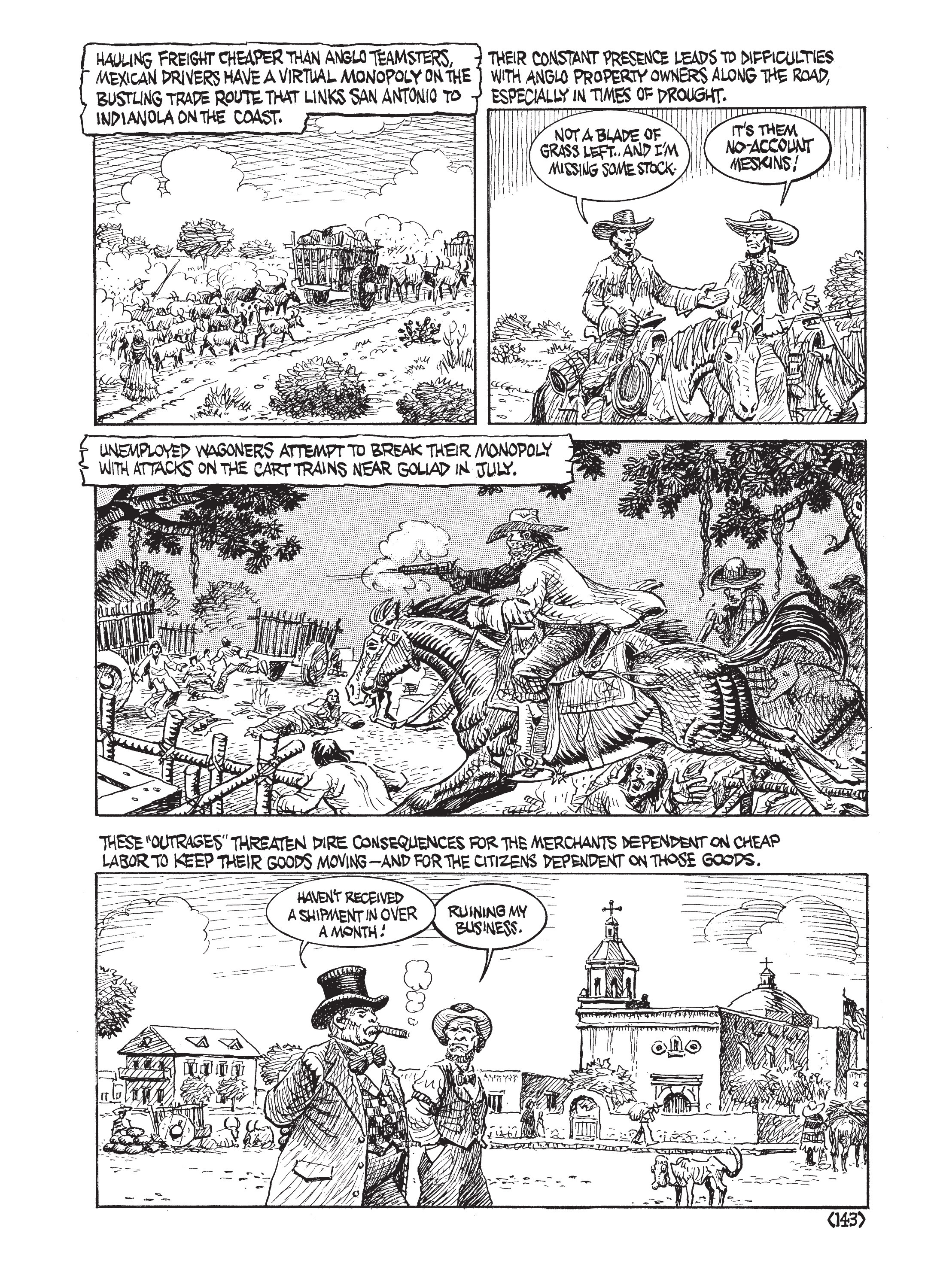 Read online Jack Jackson's American History: Los Tejanos and Lost Cause comic -  Issue # TPB (Part 2) - 44