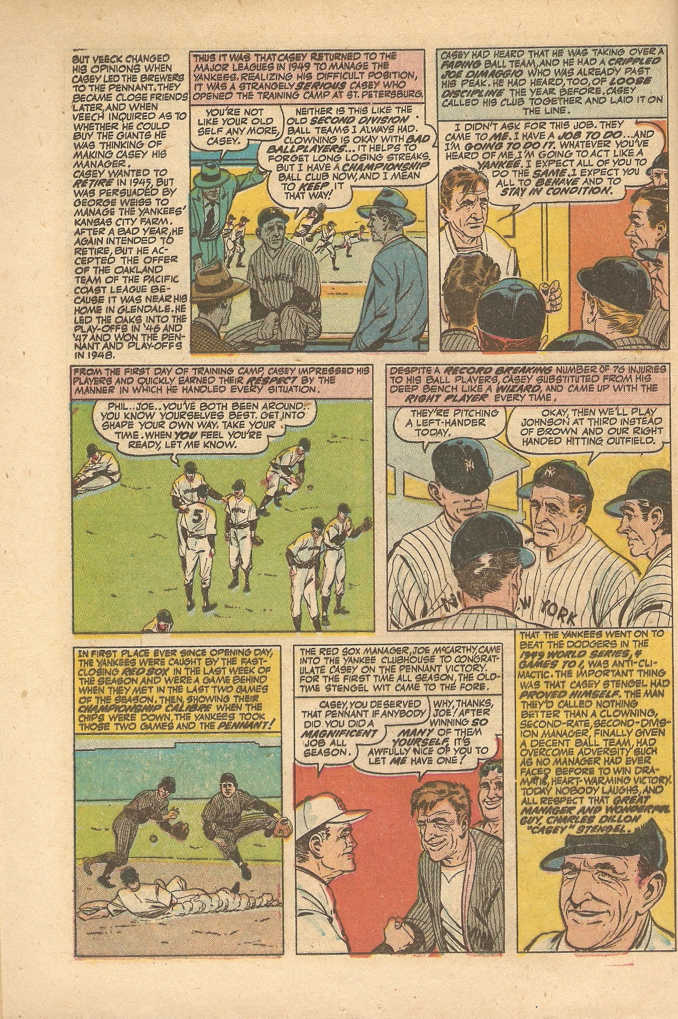 Read online Babe Ruth Sports Comics comic -  Issue #9 - 16