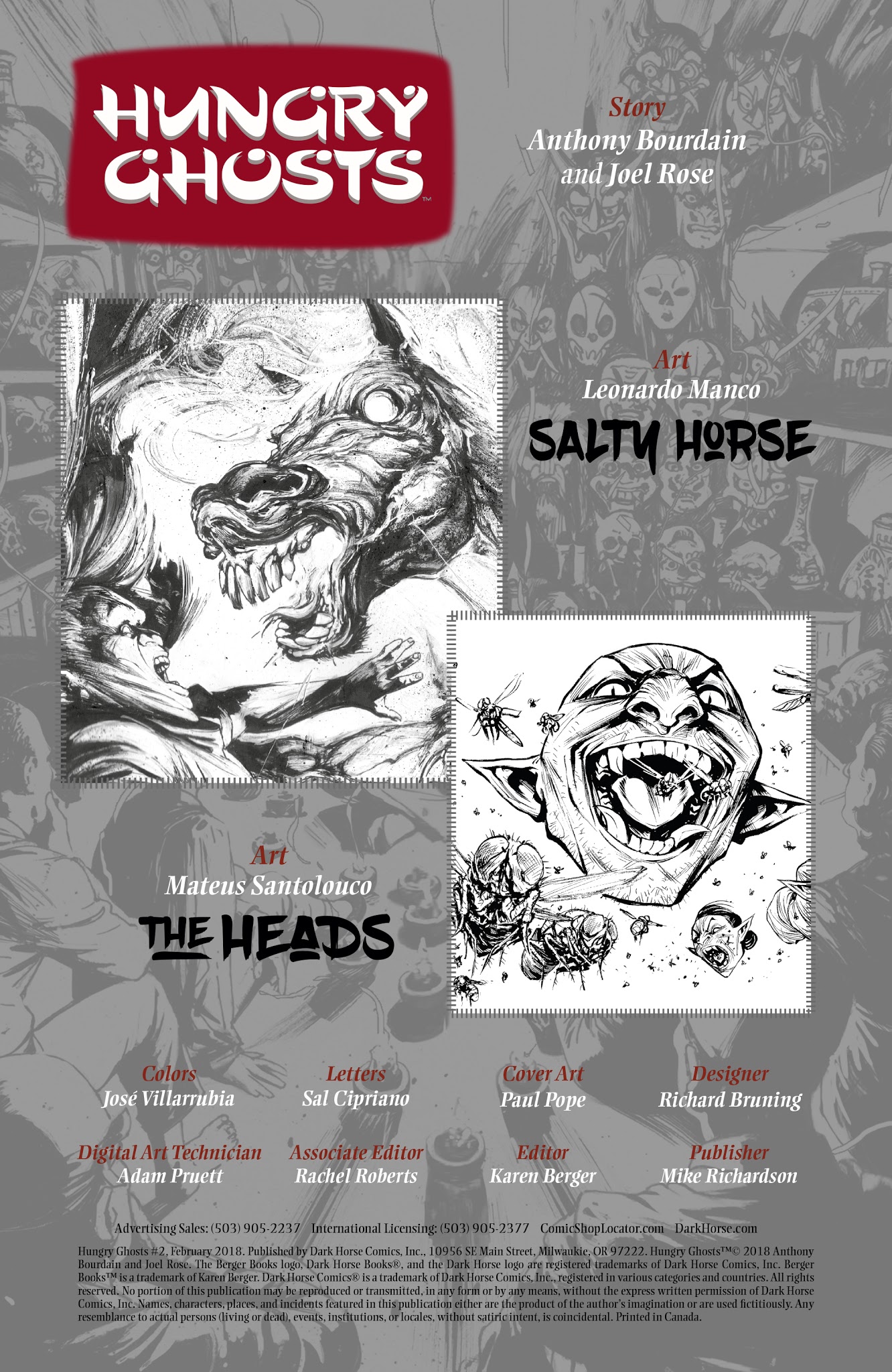Read online Hungry Ghosts comic -  Issue #2 - 2