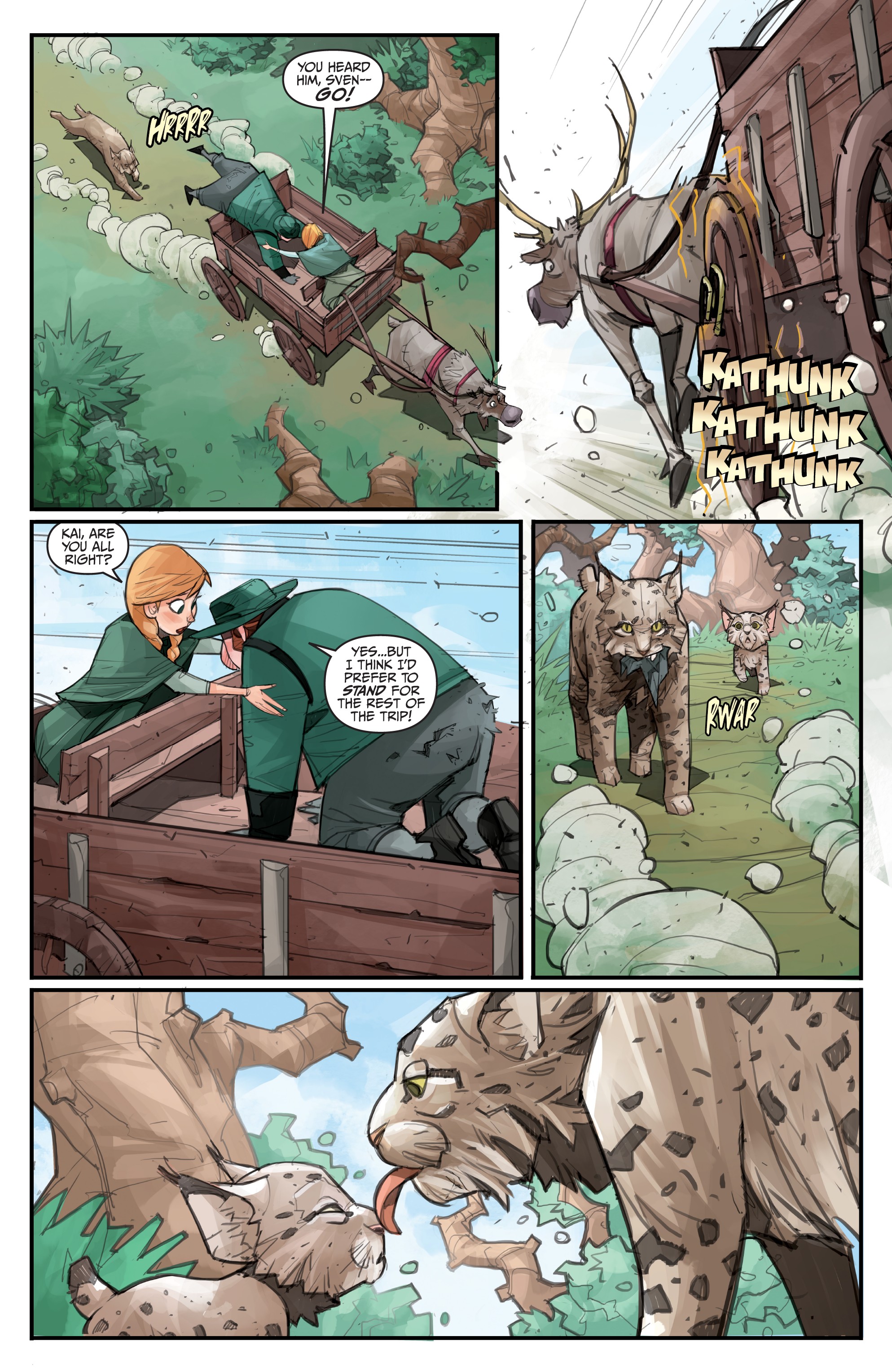 Read online Disney Frozen: Reunion Road comic -  Issue #3 - 6