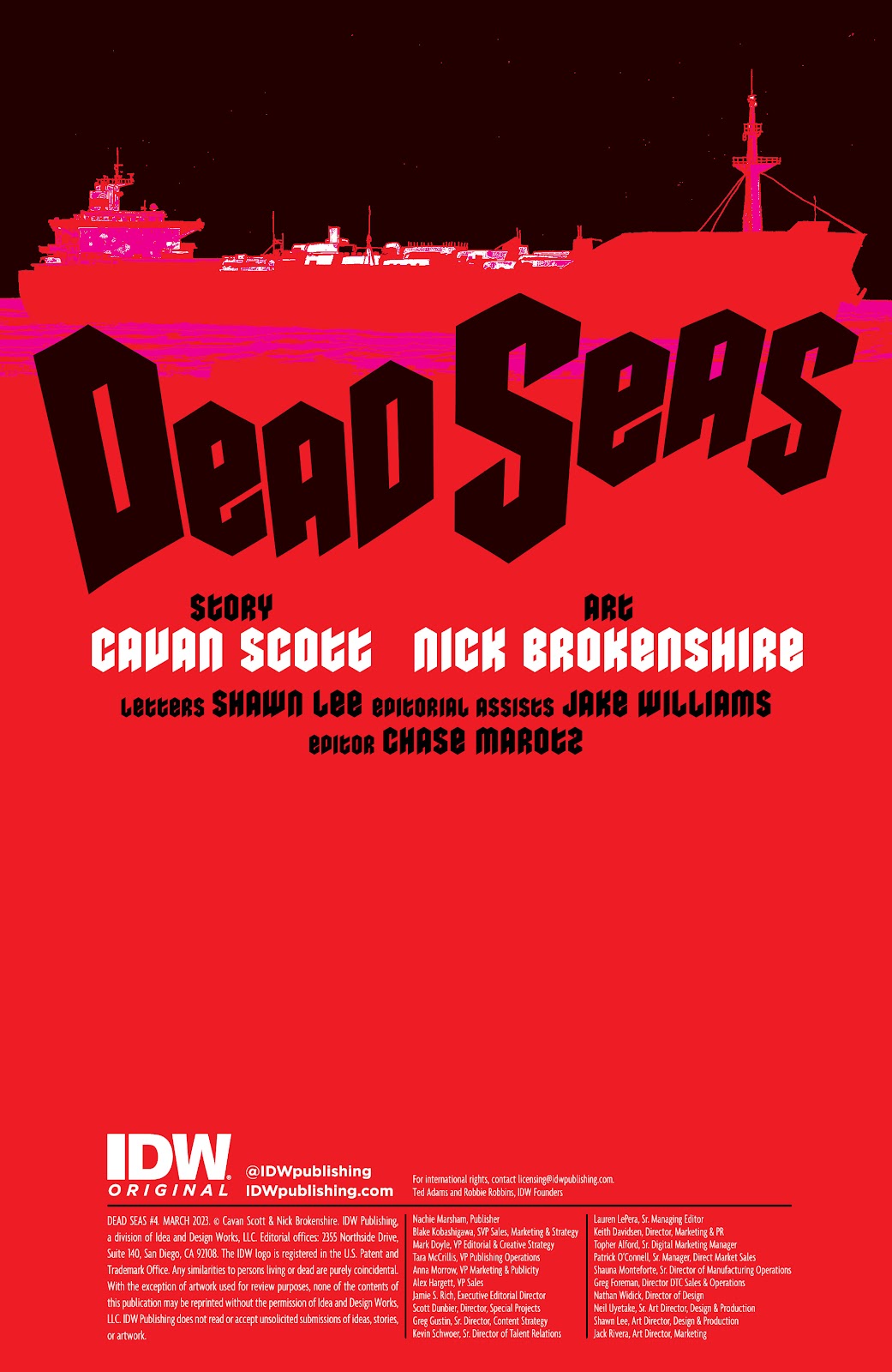 Dead Seas issue 4 - Page 2