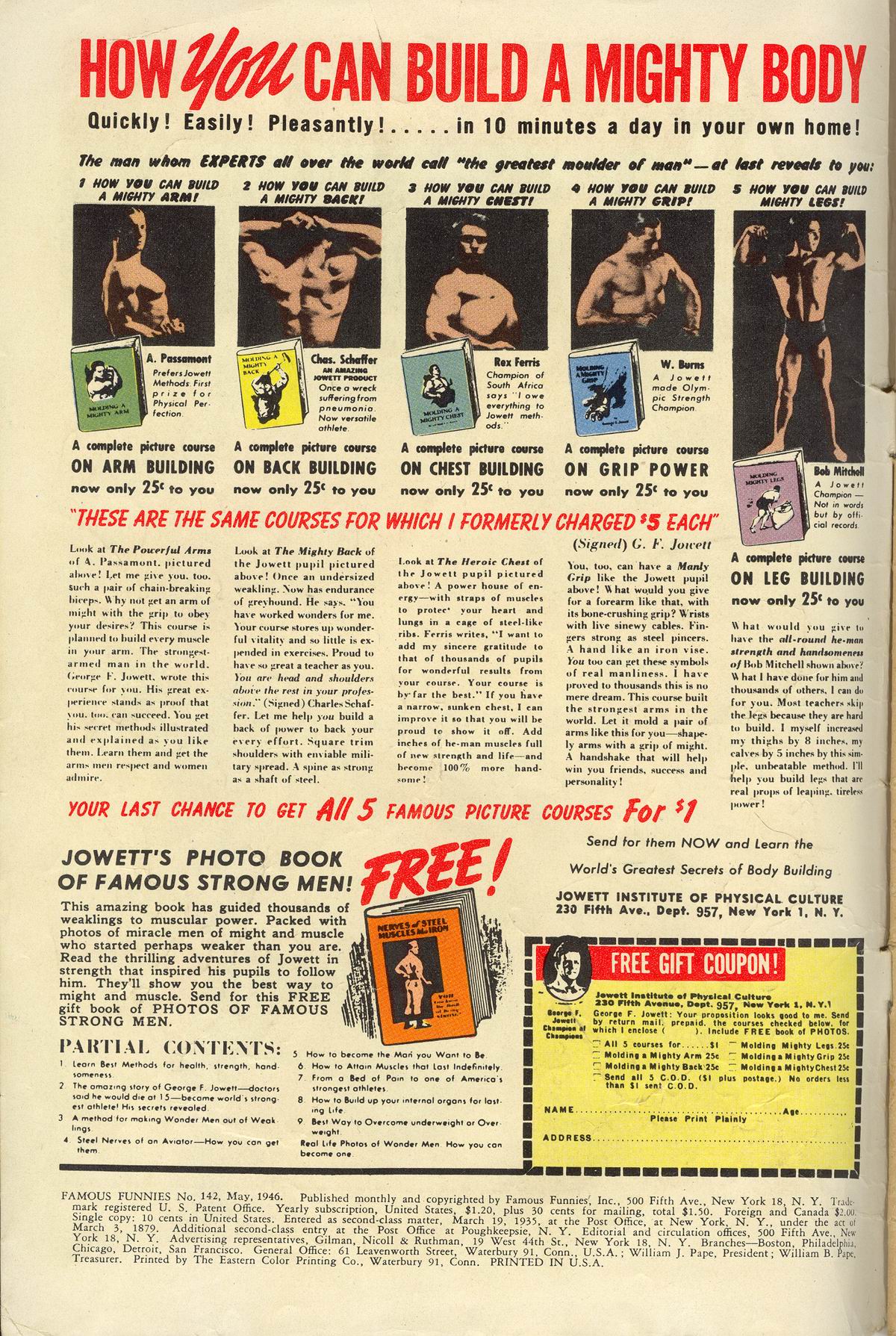 Read online Famous Funnies comic -  Issue #142 - 2