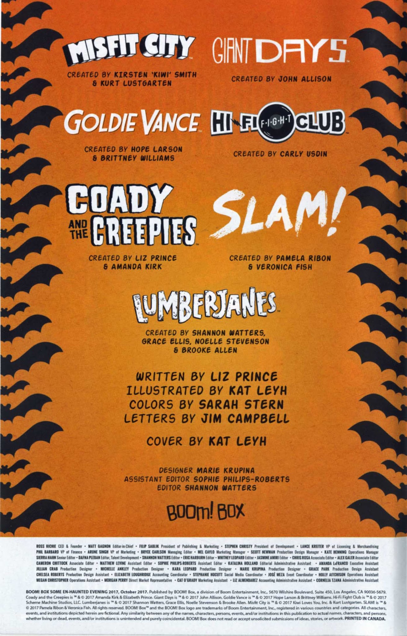 Read online BOOM! Box's Some En-Haunted Evening 2017 Mini-Comic: Halloween ComicFest comic -  Issue # Full - 2