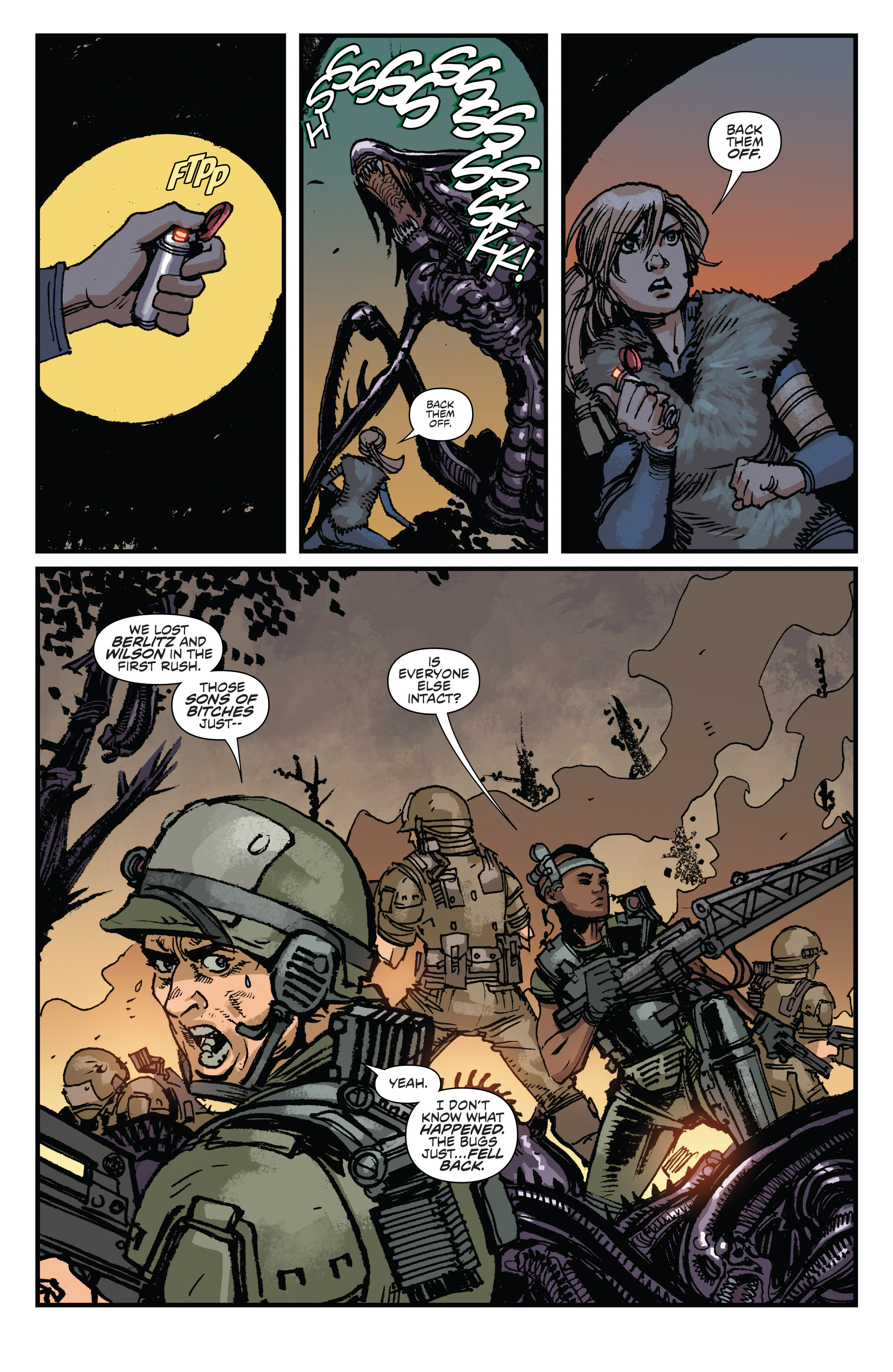 Read online Aliens: Life And Death comic -  Issue #3 - 22