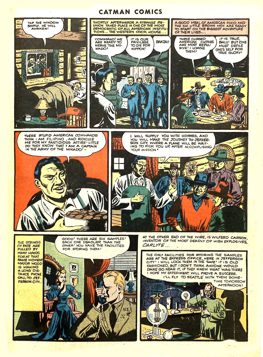 Read online Cat-Man Comics comic -  Issue #25 - 31