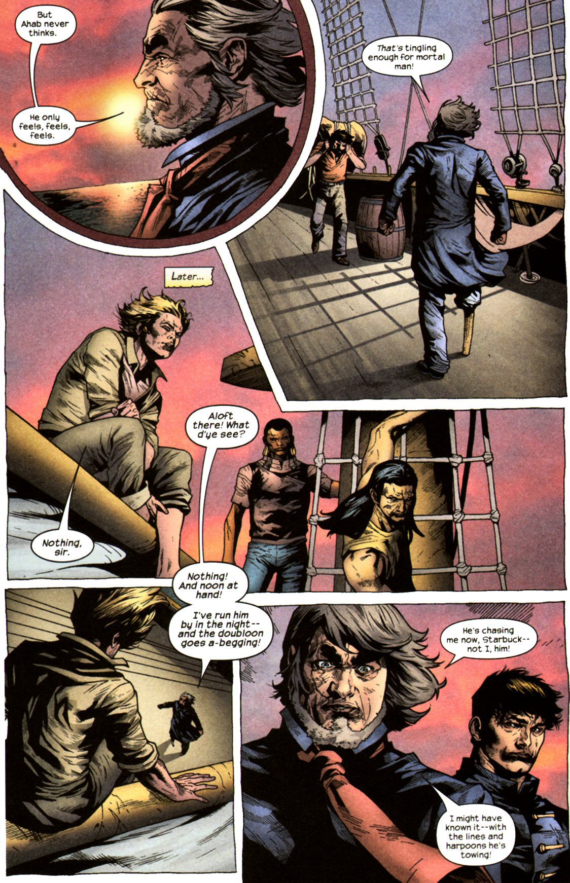 Read online Marvel Illustrated: Moby Dick comic -  Issue # TPB - 121