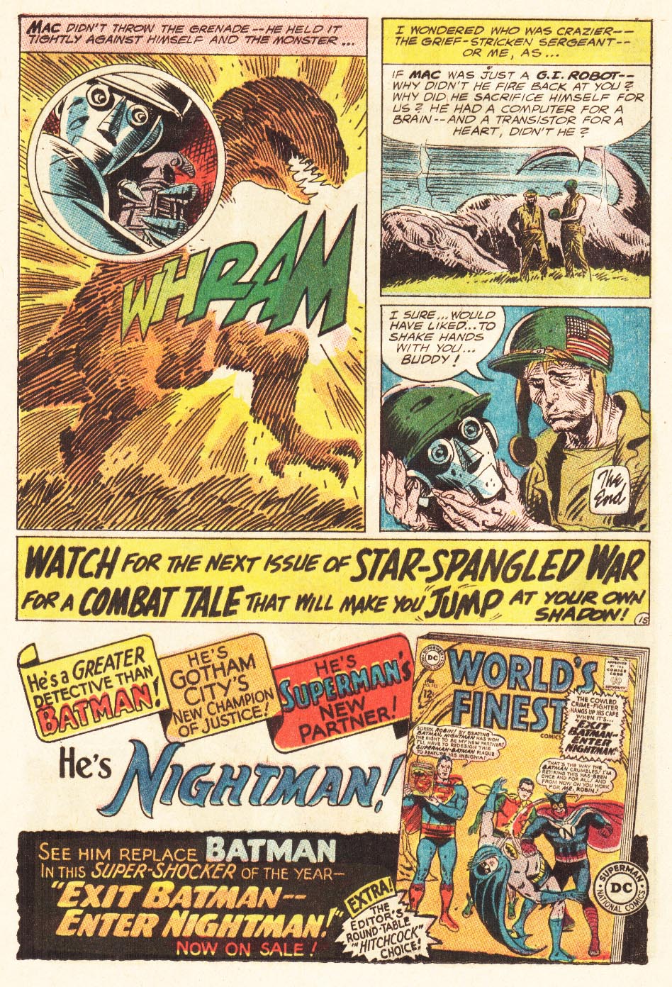 Read online Star Spangled War Stories (1952) comic -  Issue #125 - 20