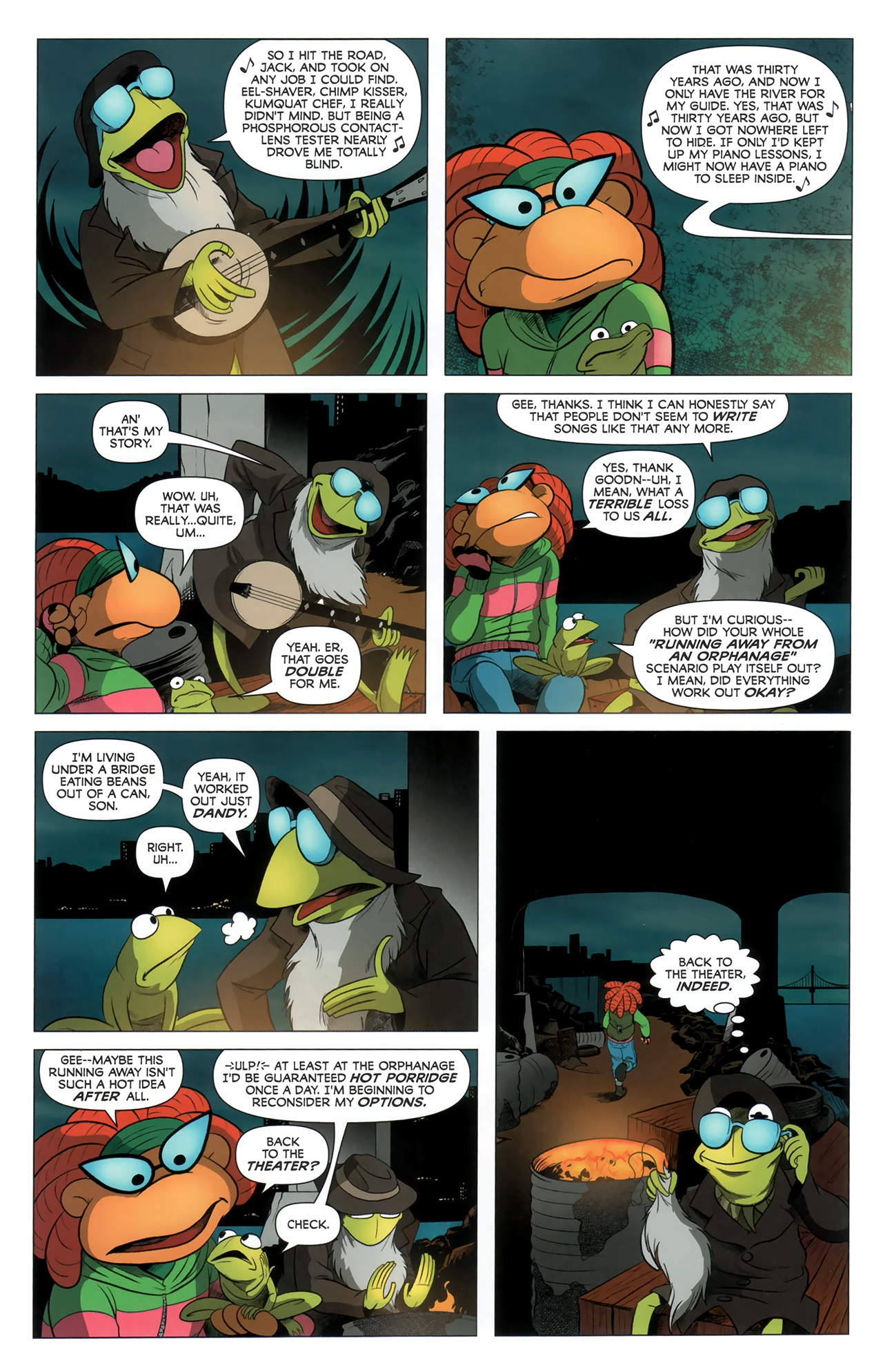 Read online The Muppet Show: The Comic Book comic -  Issue #6 - 16