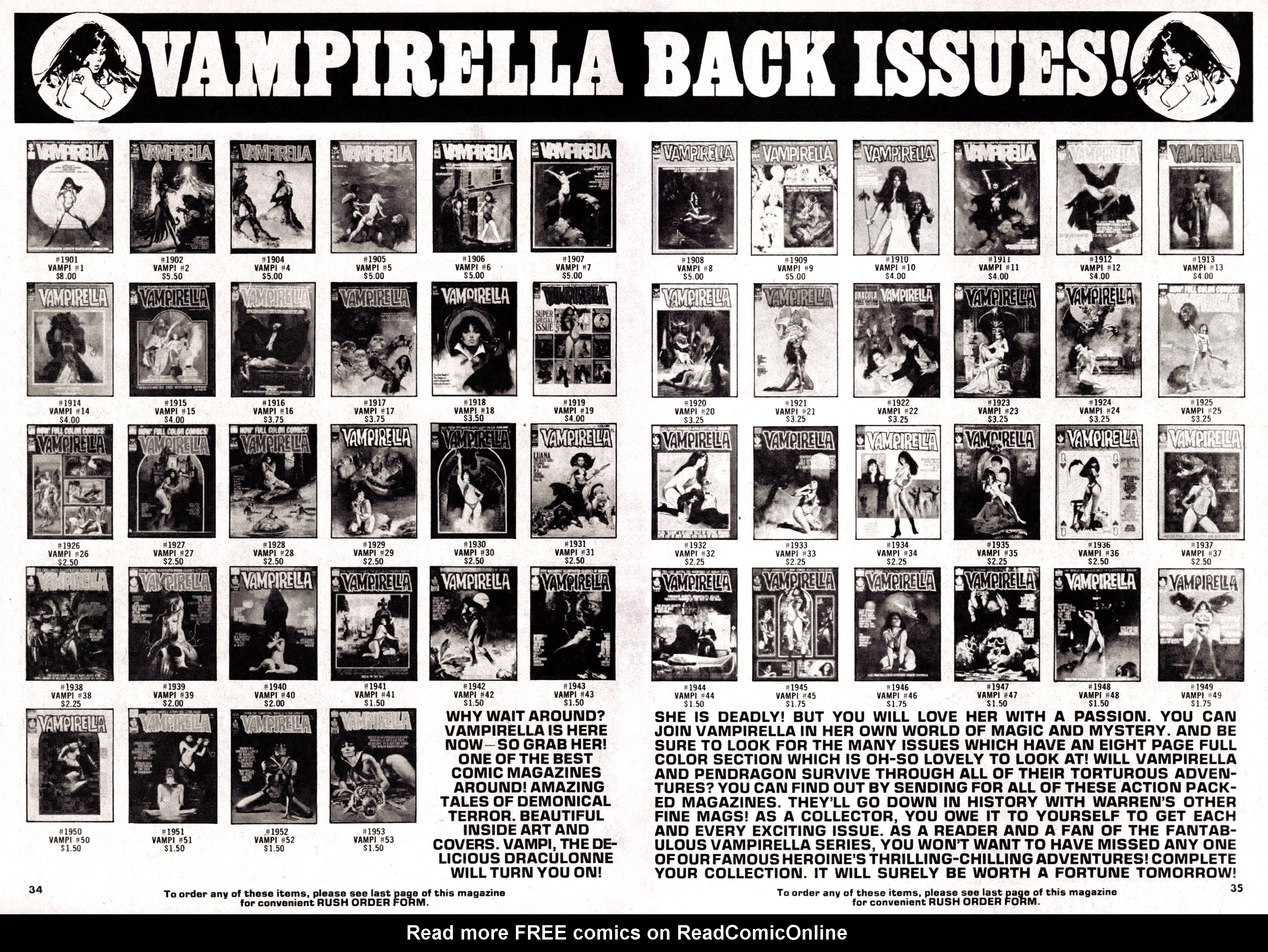 Read online Vampirella (1969) comic -  Issue #54 - 34