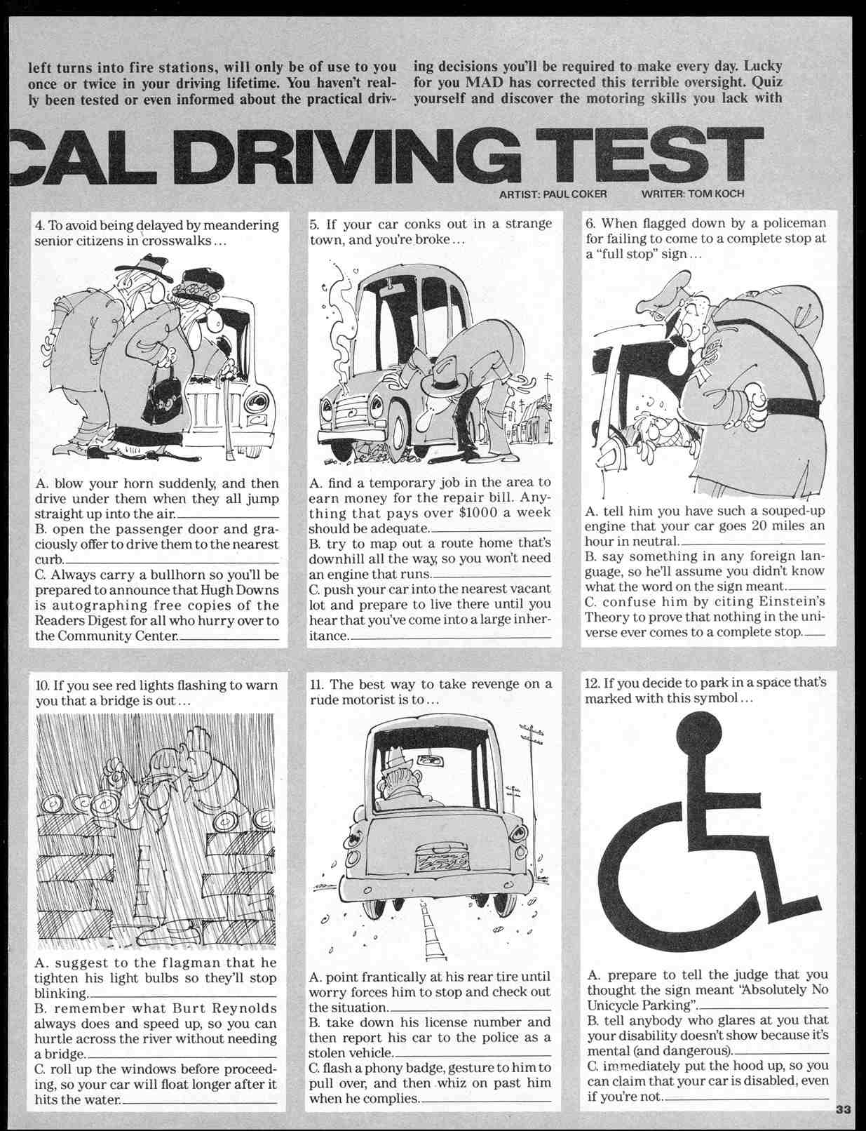 Read online MAD comic -  Issue #256 - 35