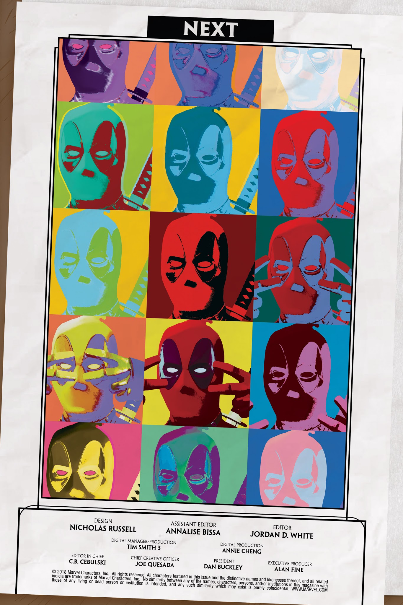 Read online You Are Deadpool comic -  Issue #1 - 89
