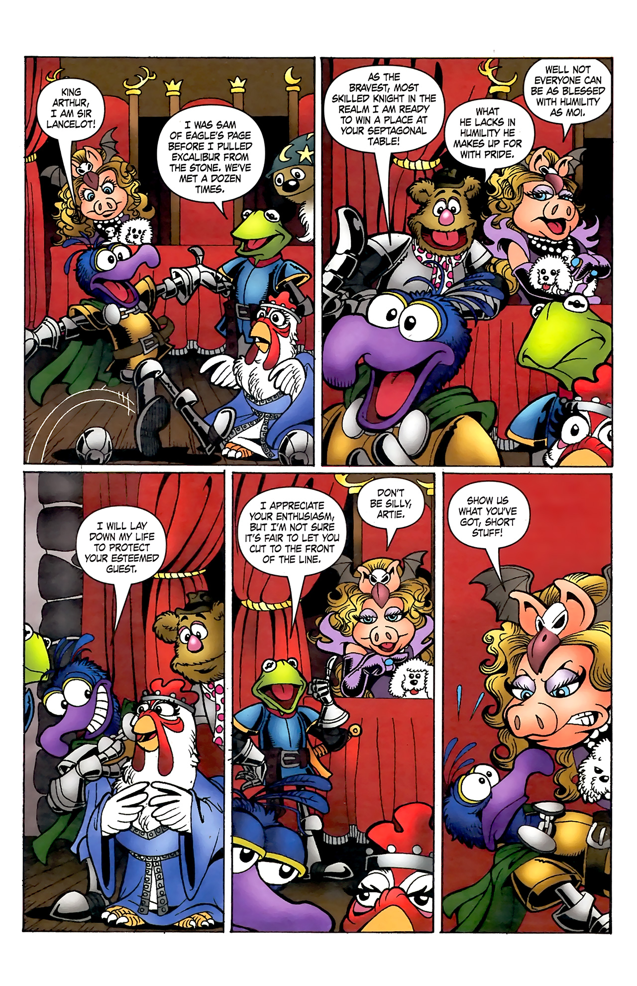 Read online Muppet King Arthur comic -  Issue #2 - 8