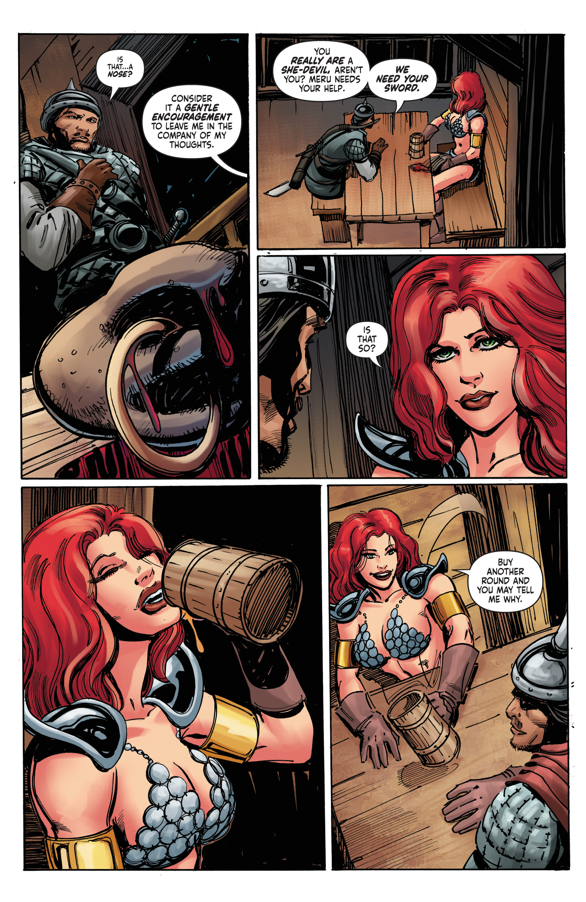 Read online Red Sonja: The Long Walk To Oblivion comic -  Issue # Full - 7