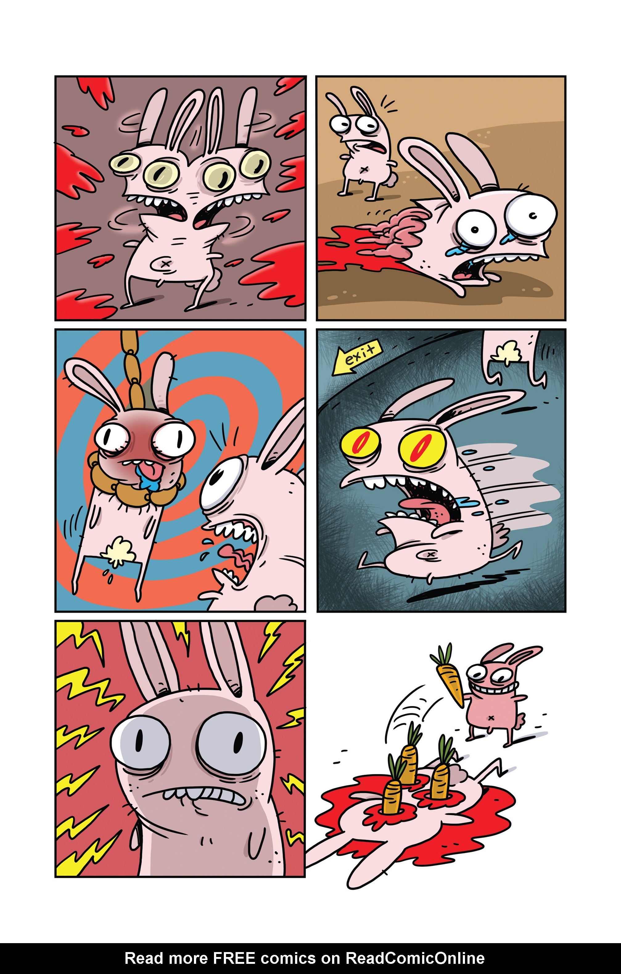 Read online Itty Bitty Bunnies In Rainbow Pixie Candy Land: Bong Genie comic -  Issue # Full - 19