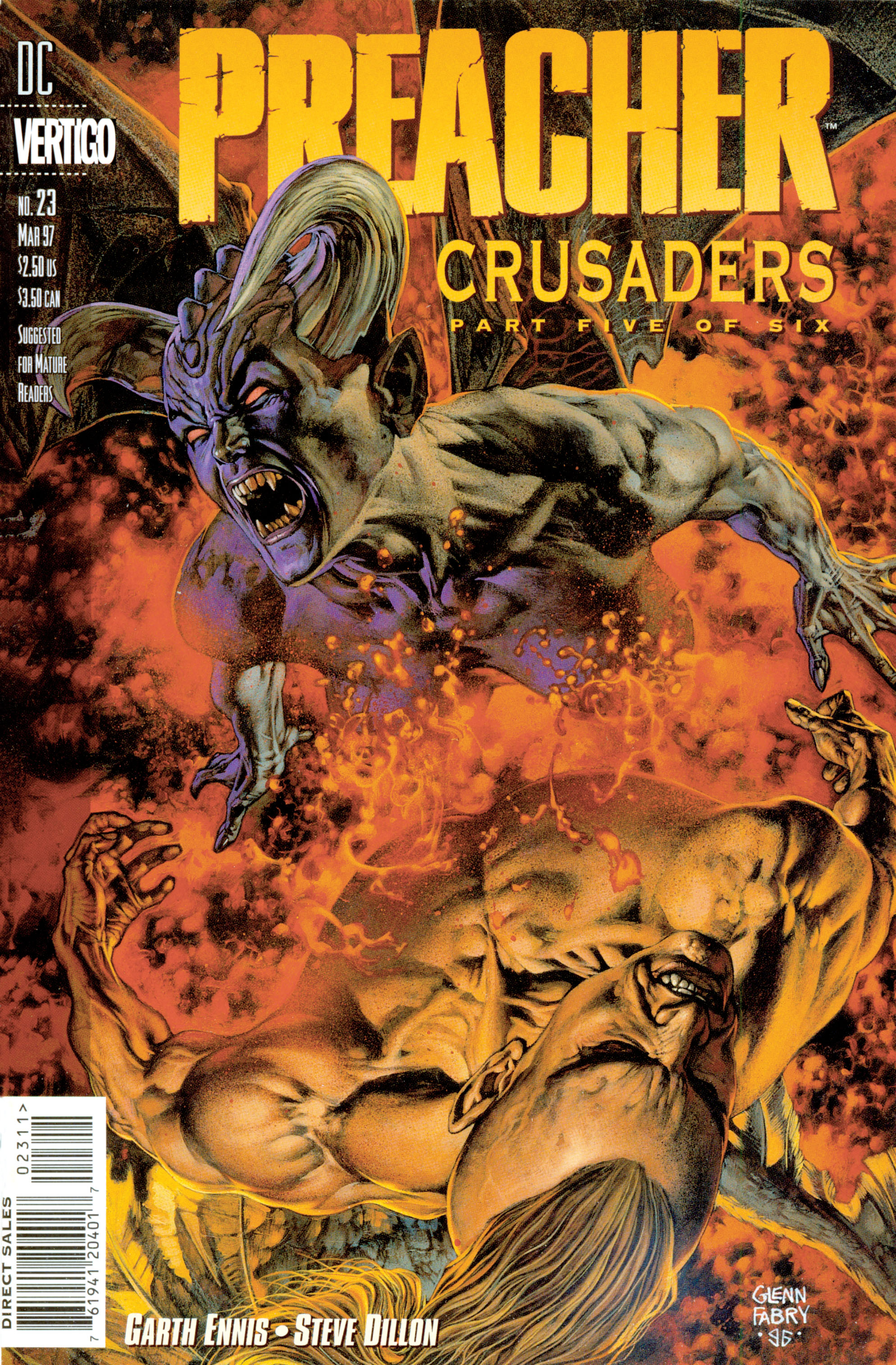 Read online Preacher comic -  Issue #23 - 1