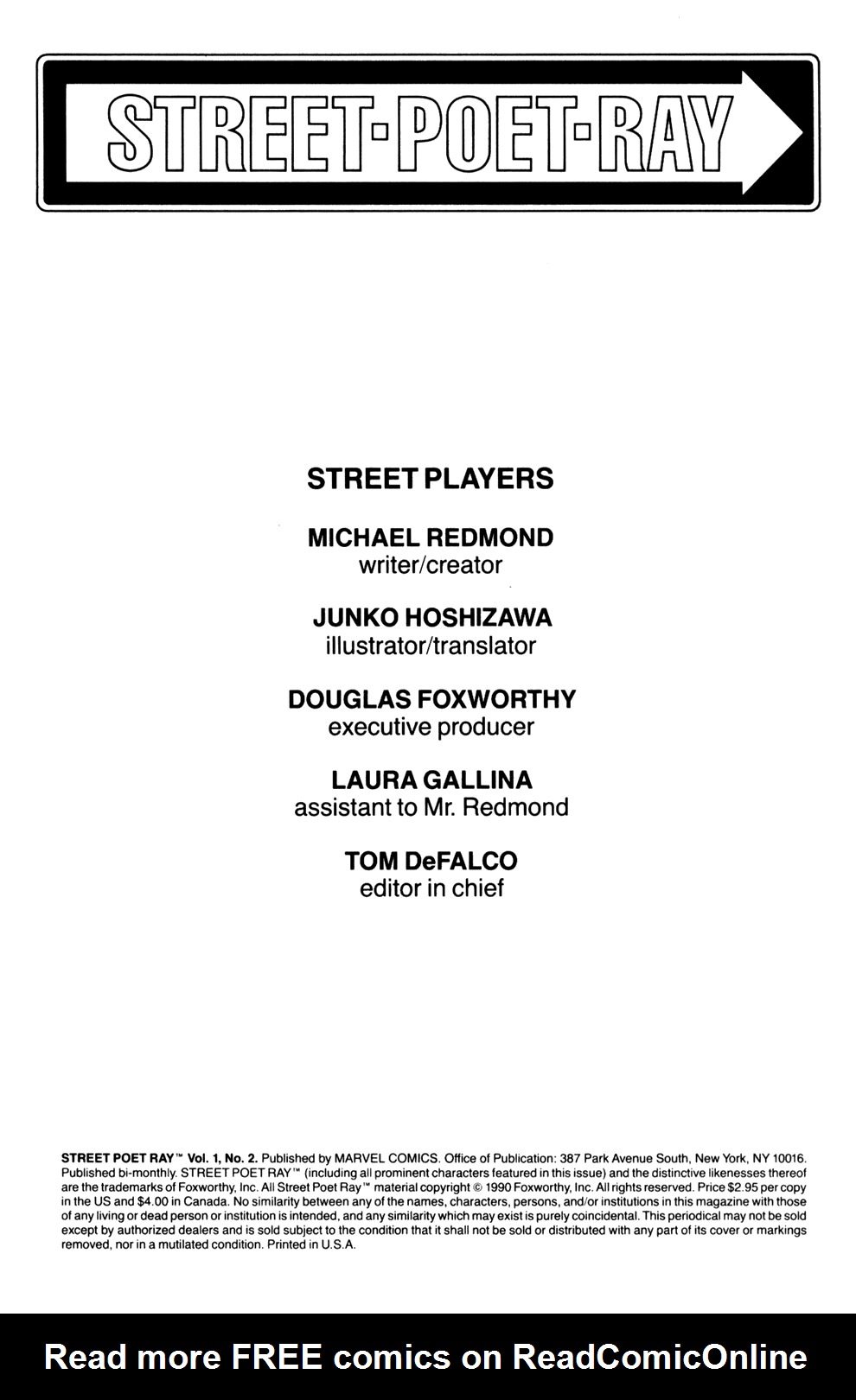 Read online Street Poet Ray comic -  Issue #2 - 3