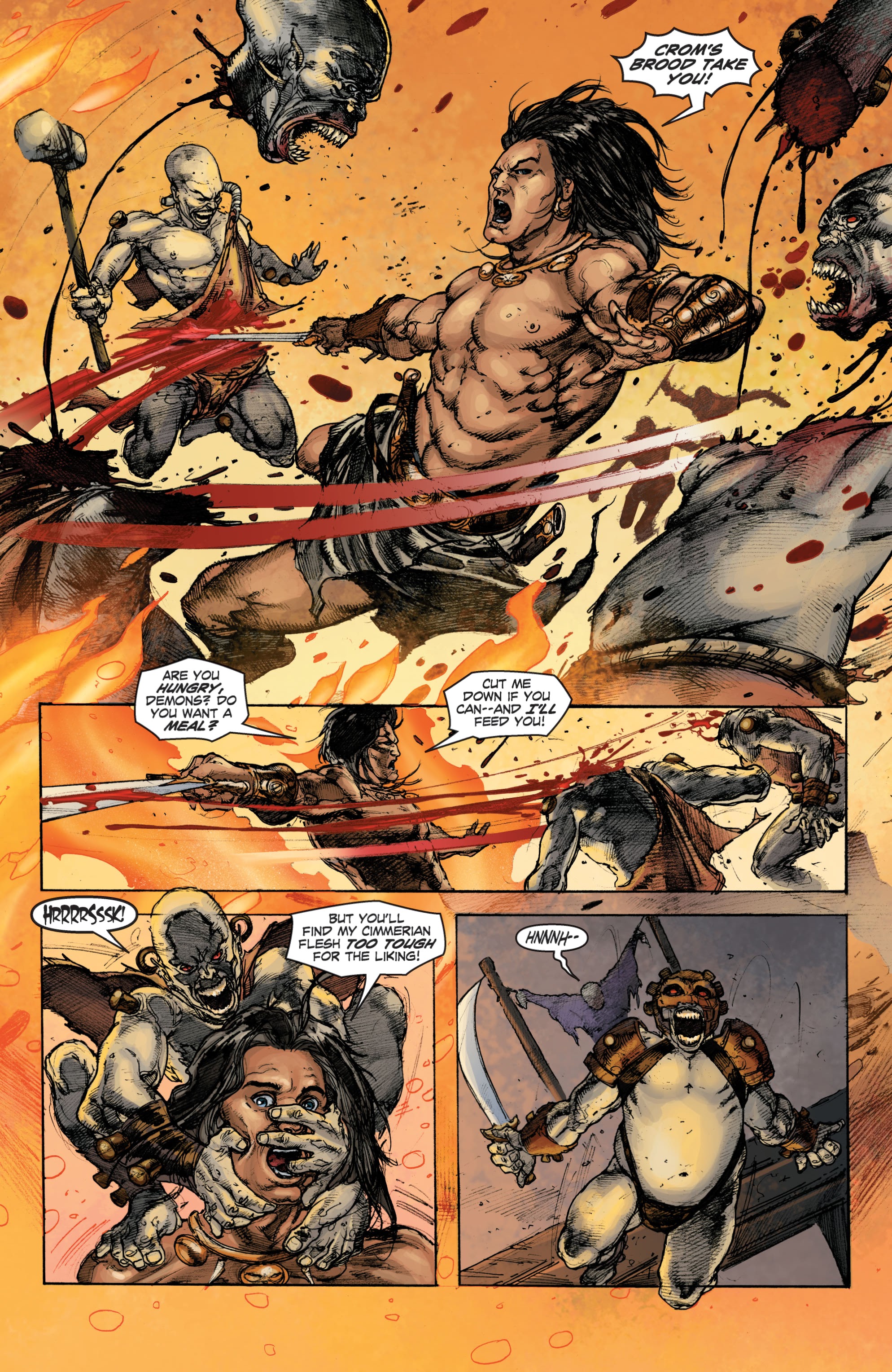Read online Conan Chronicles Epic Collection comic -  Issue # TPB Blood In His Wake (Part 4) - 90