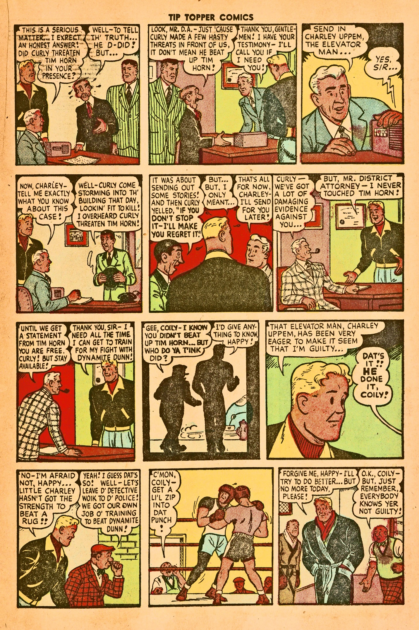 Read online Tip Topper Comics comic -  Issue #14 - 21