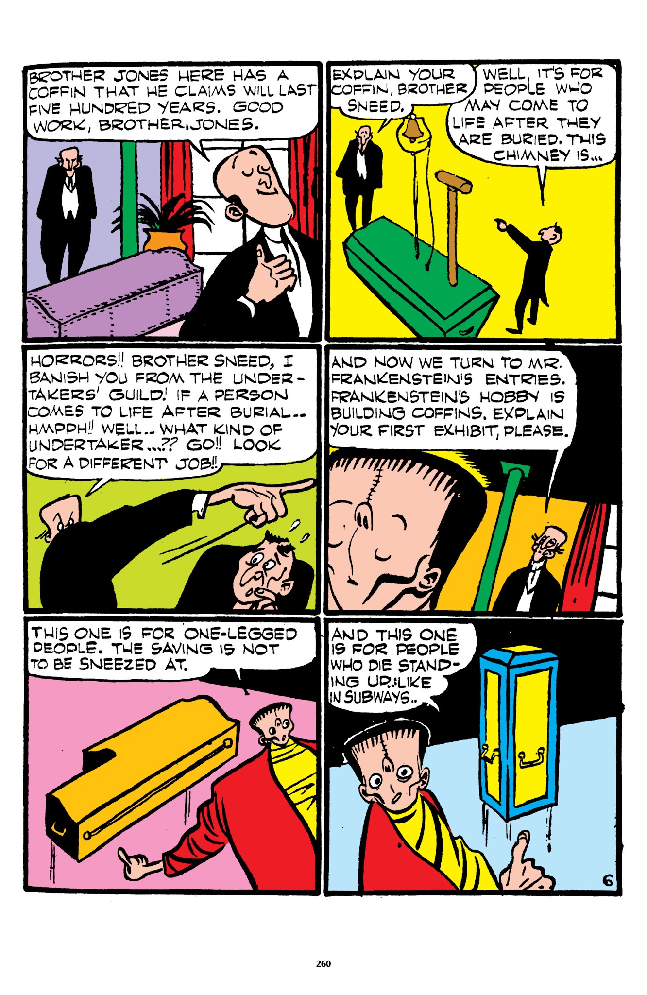 Read online Frankenstein: The Mad Science of Dick Briefer comic -  Issue # TPB - 255