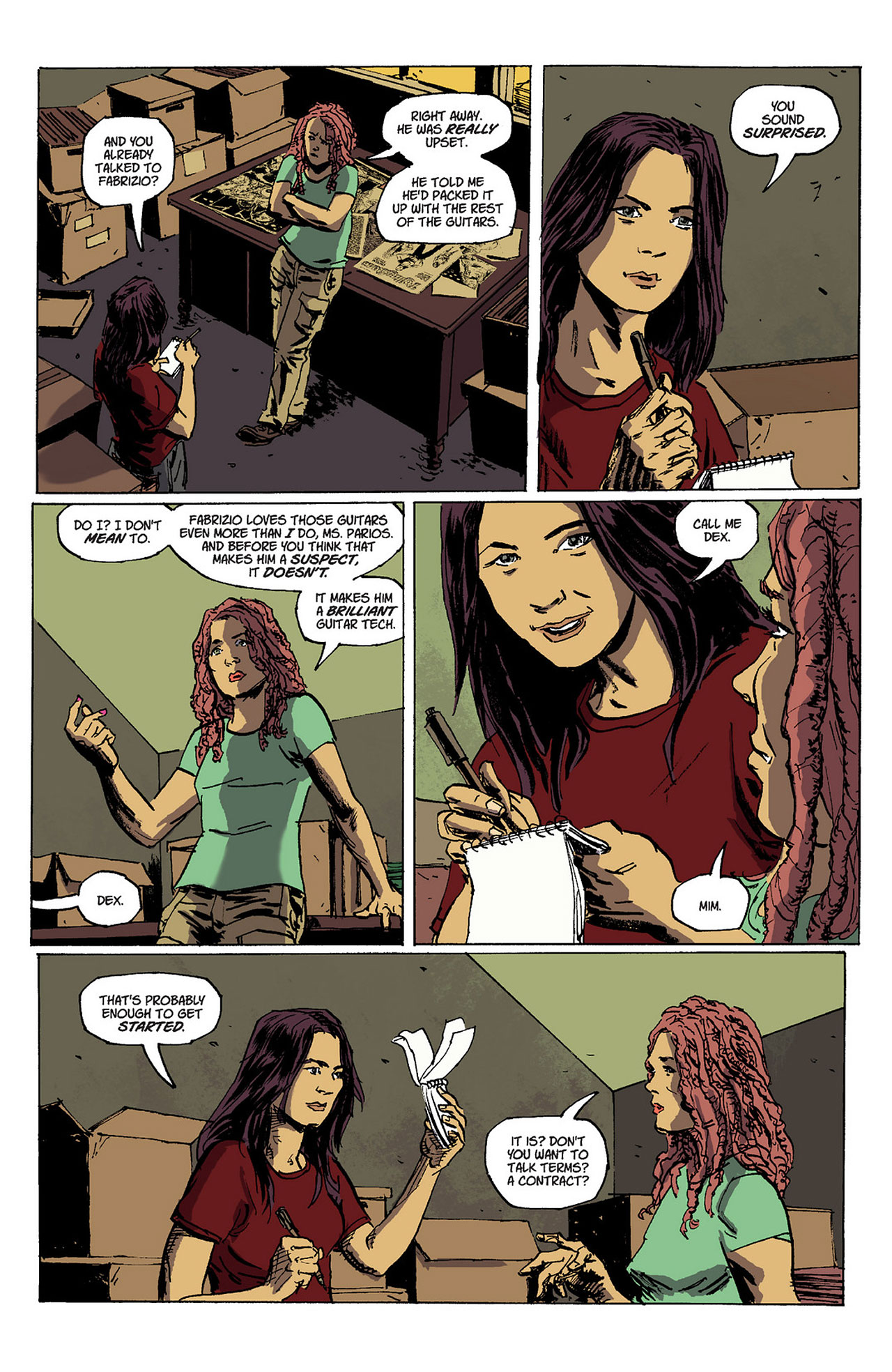 Read online Stumptown (2012) comic -  Issue #1 - 14