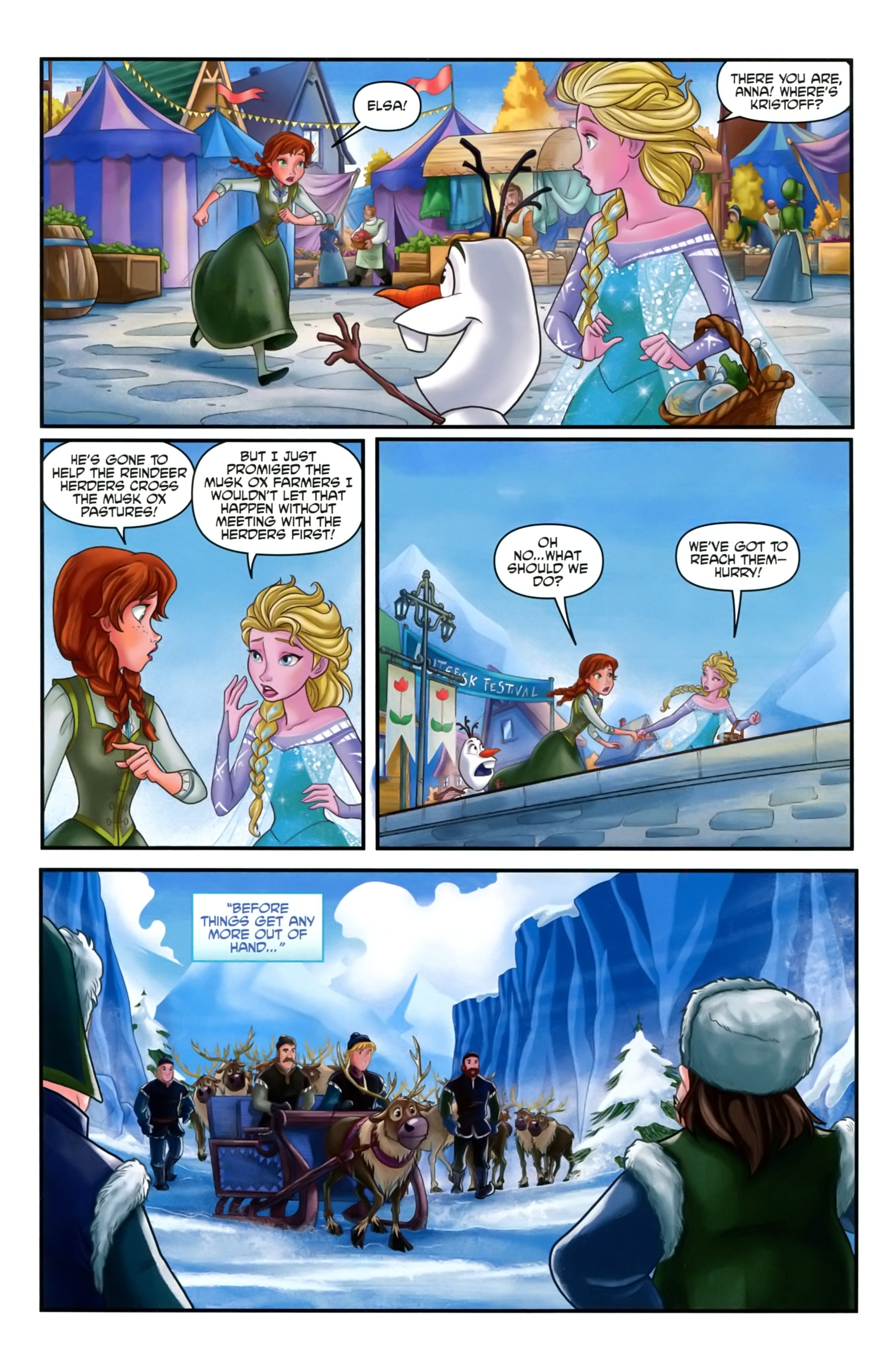 Read online Disney Frozen comic -  Issue #1 - 11