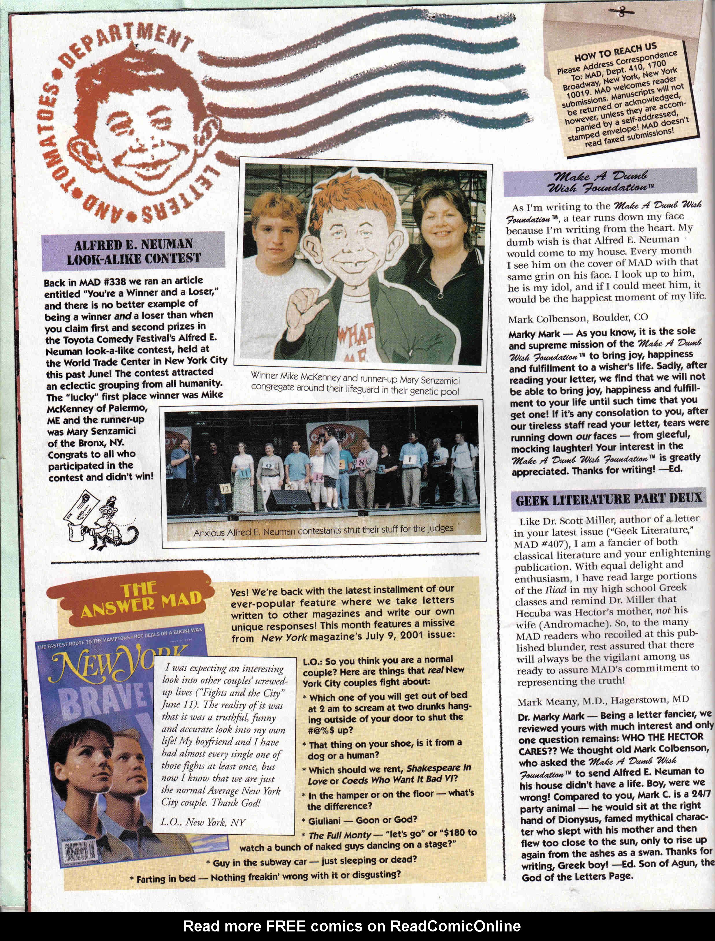 Read online MAD comic -  Issue #410 - 4