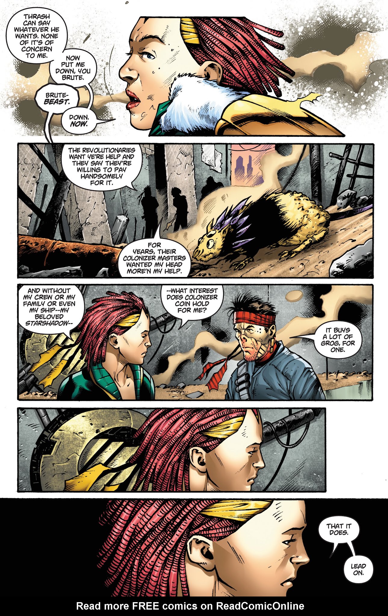 Read online Swashbucklers: The Saga Continues comic -  Issue #3 - 6