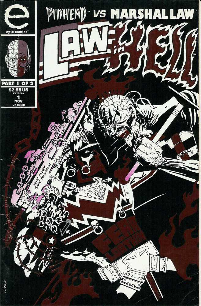 Read online Pinhead vs. Marshal Law: Law in Hell comic -  Issue #1 - 1