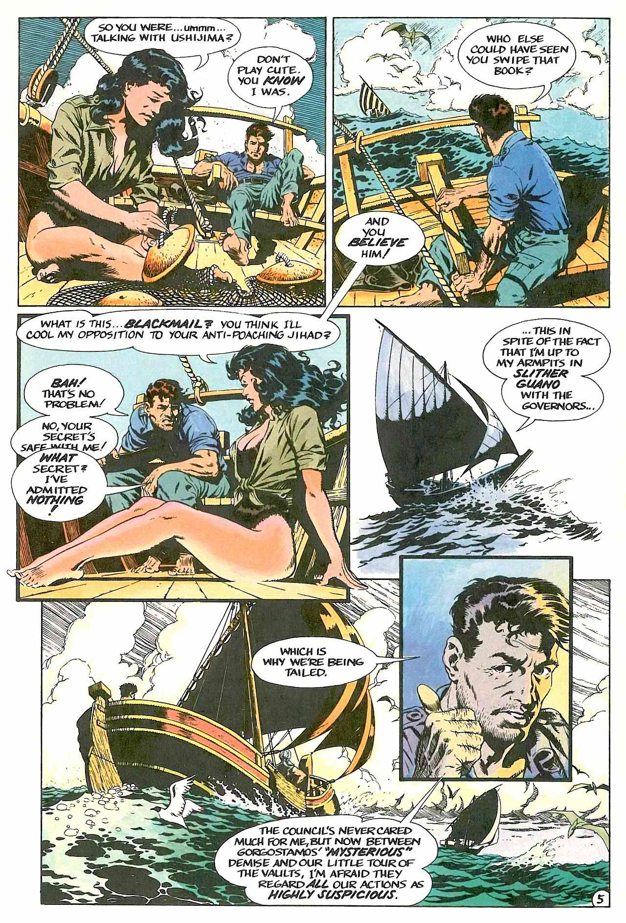 Read online Cadillacs & Dinosaurs comic -  Issue #5 - 7