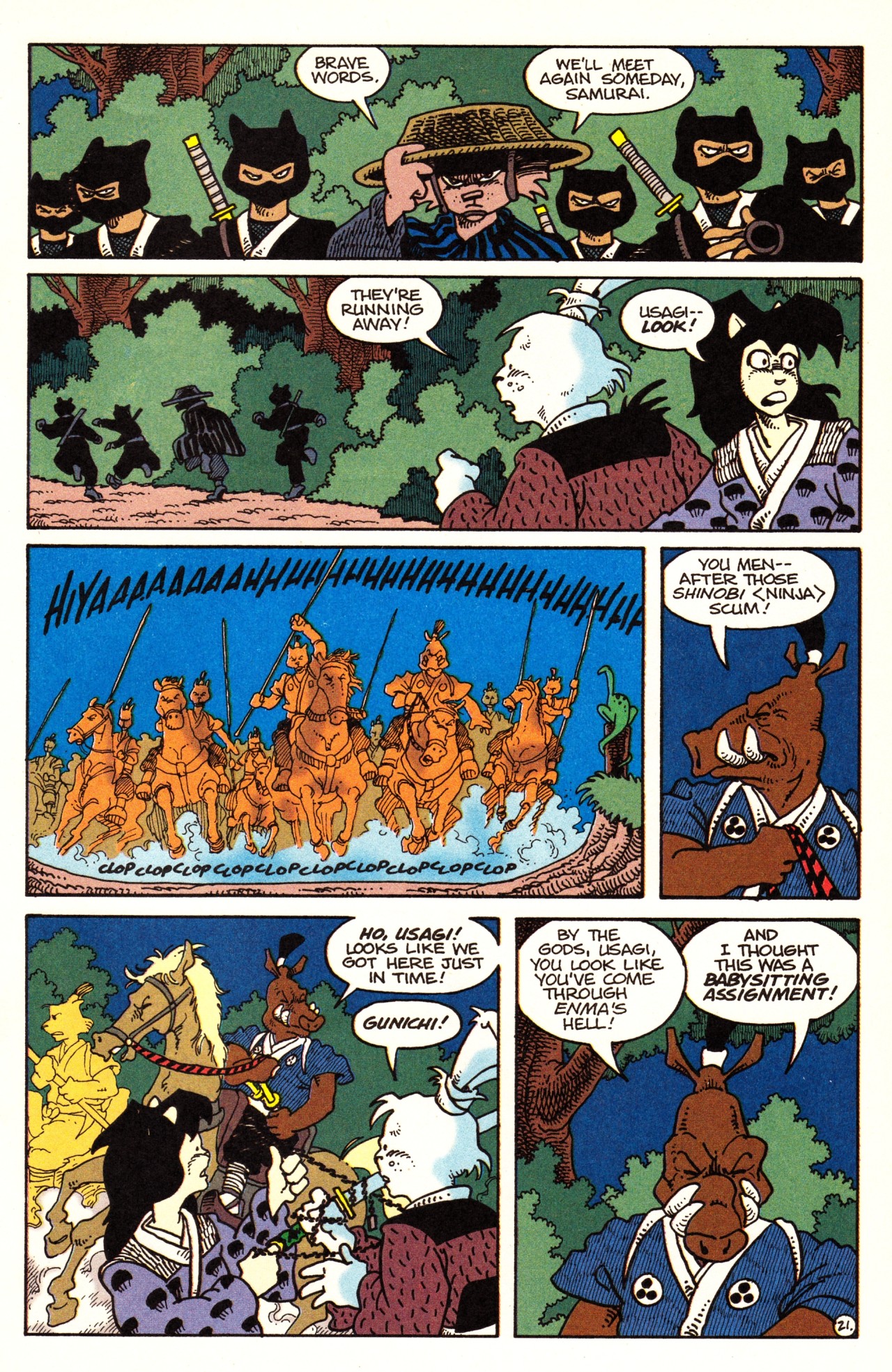 Usagi Yojimbo (1993) Issue #14 #14 - English 22