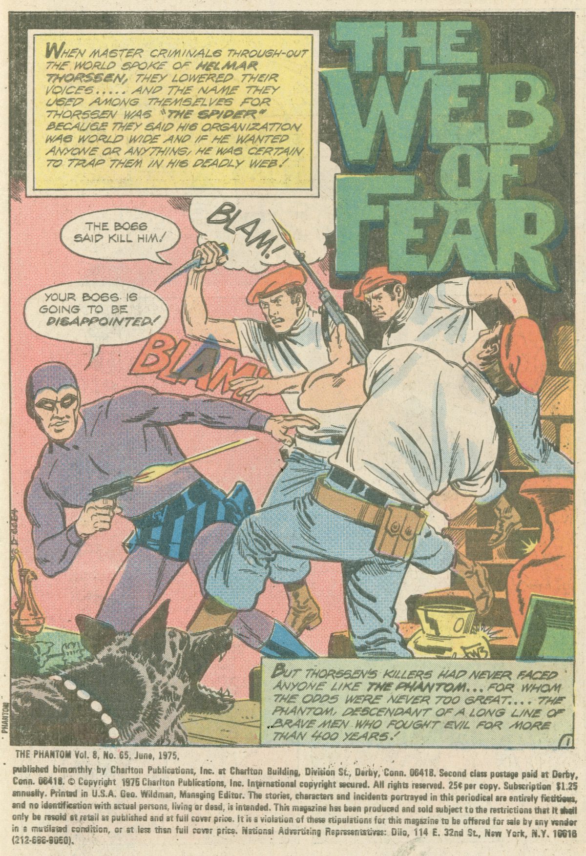 Read online The Phantom (1969) comic -  Issue #65 - 2