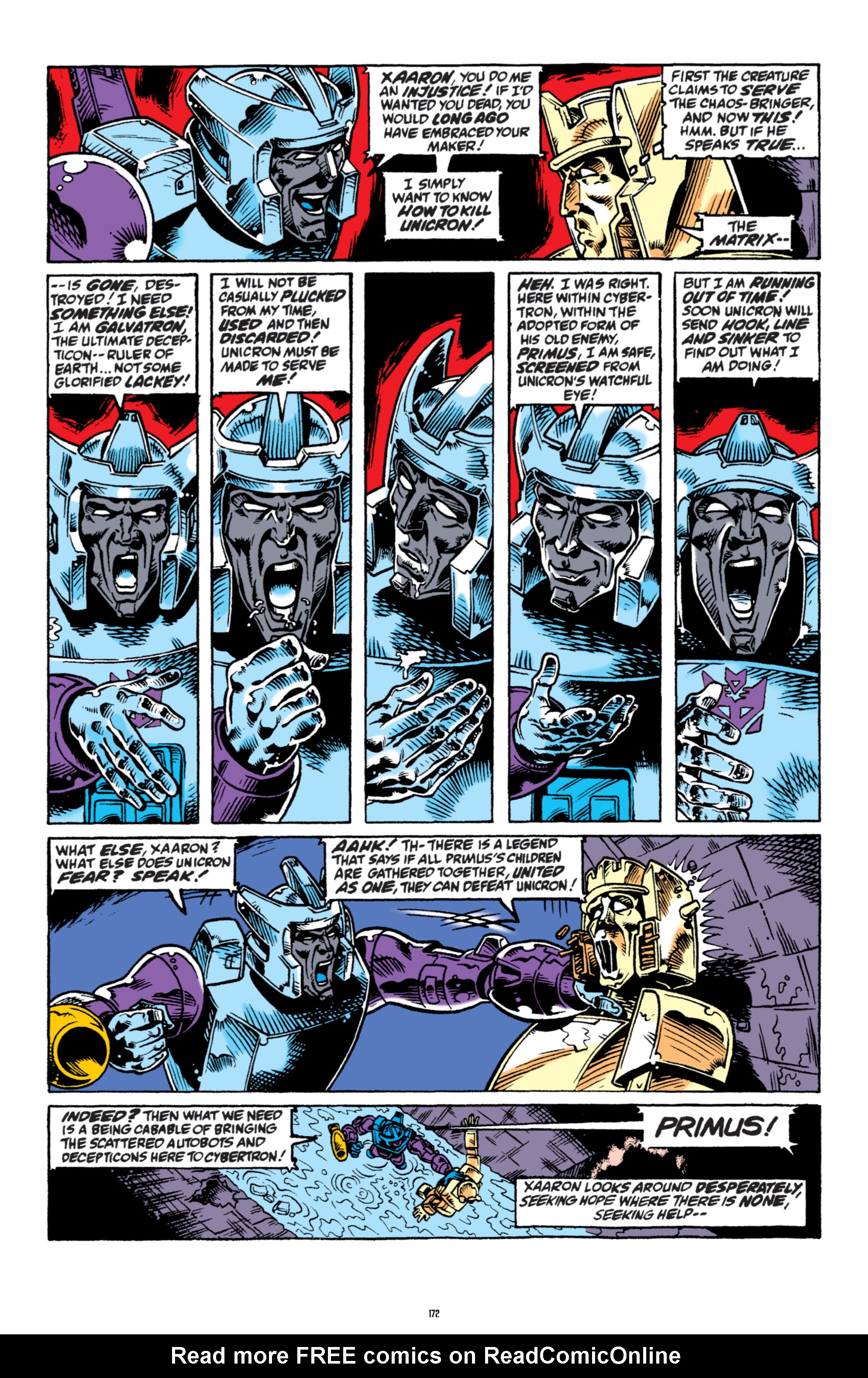 Read online The Transformers Classics comic -  Issue # TPB 6 - 172