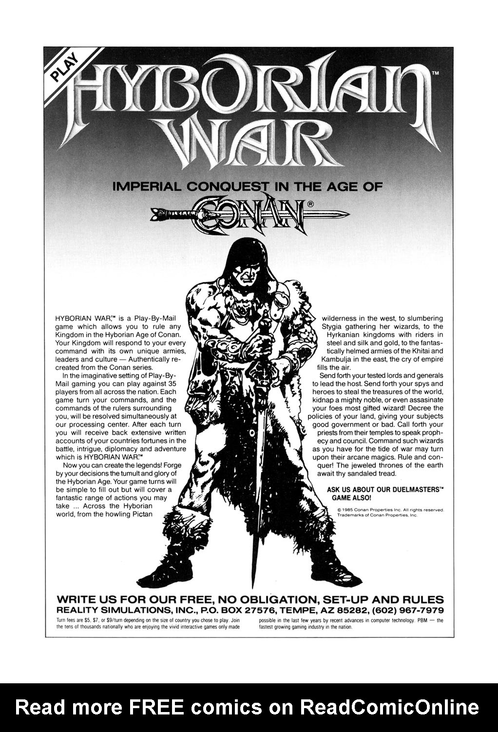 Read online The Savage Sword Of Conan comic -  Issue #151 - 65